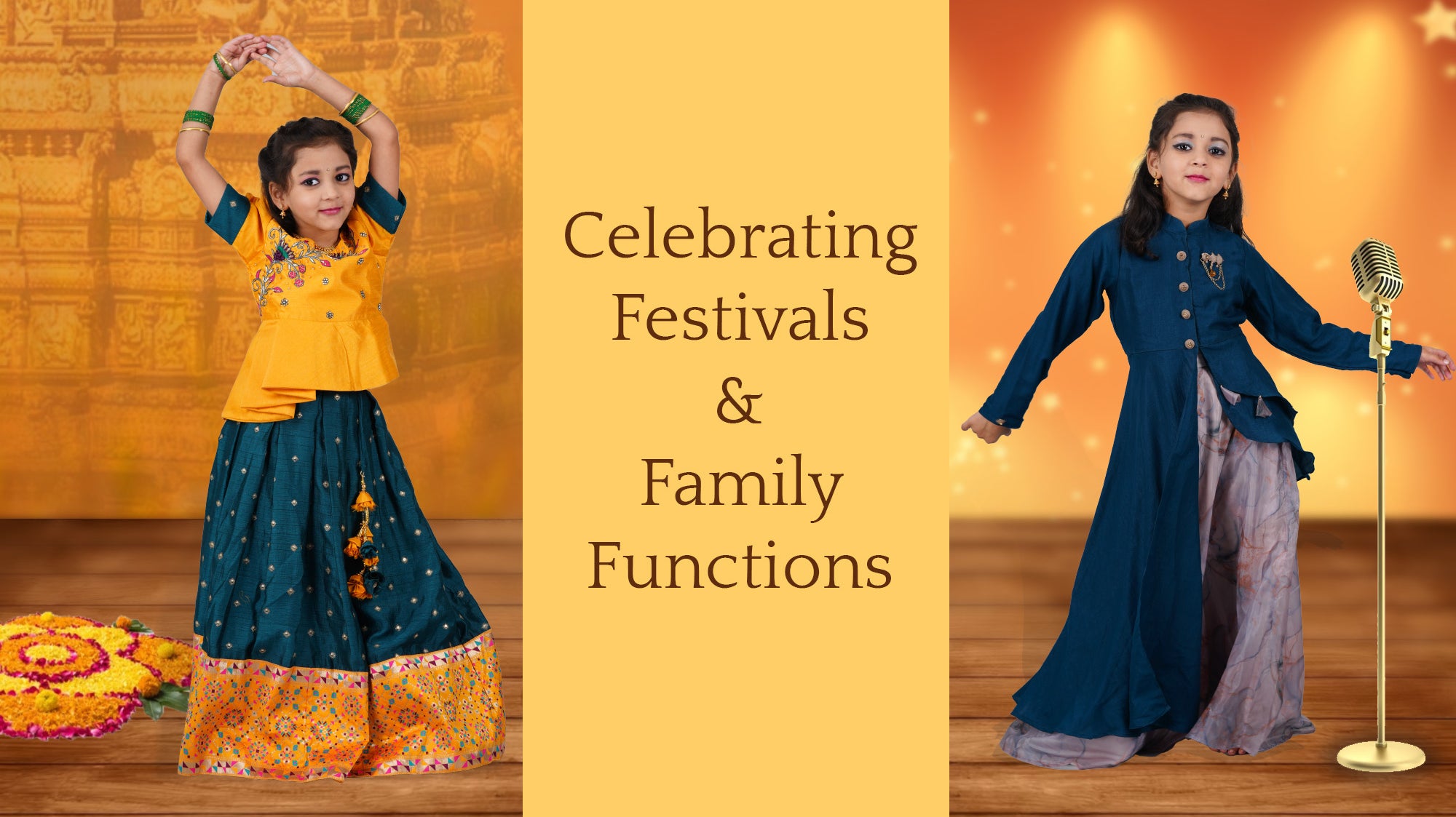 Celebrating Festivals, Family functions with New Dresses
