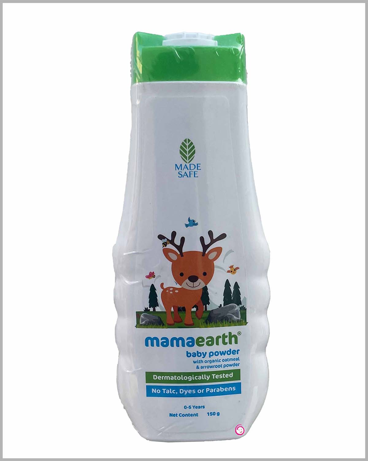 Mamaearth dusting powder with organic oatmeal & arrowroot powder for Babies, 150g