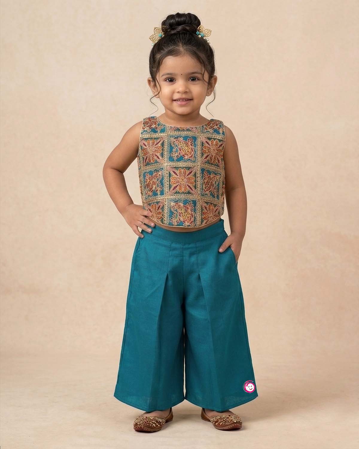 top with palazzo set