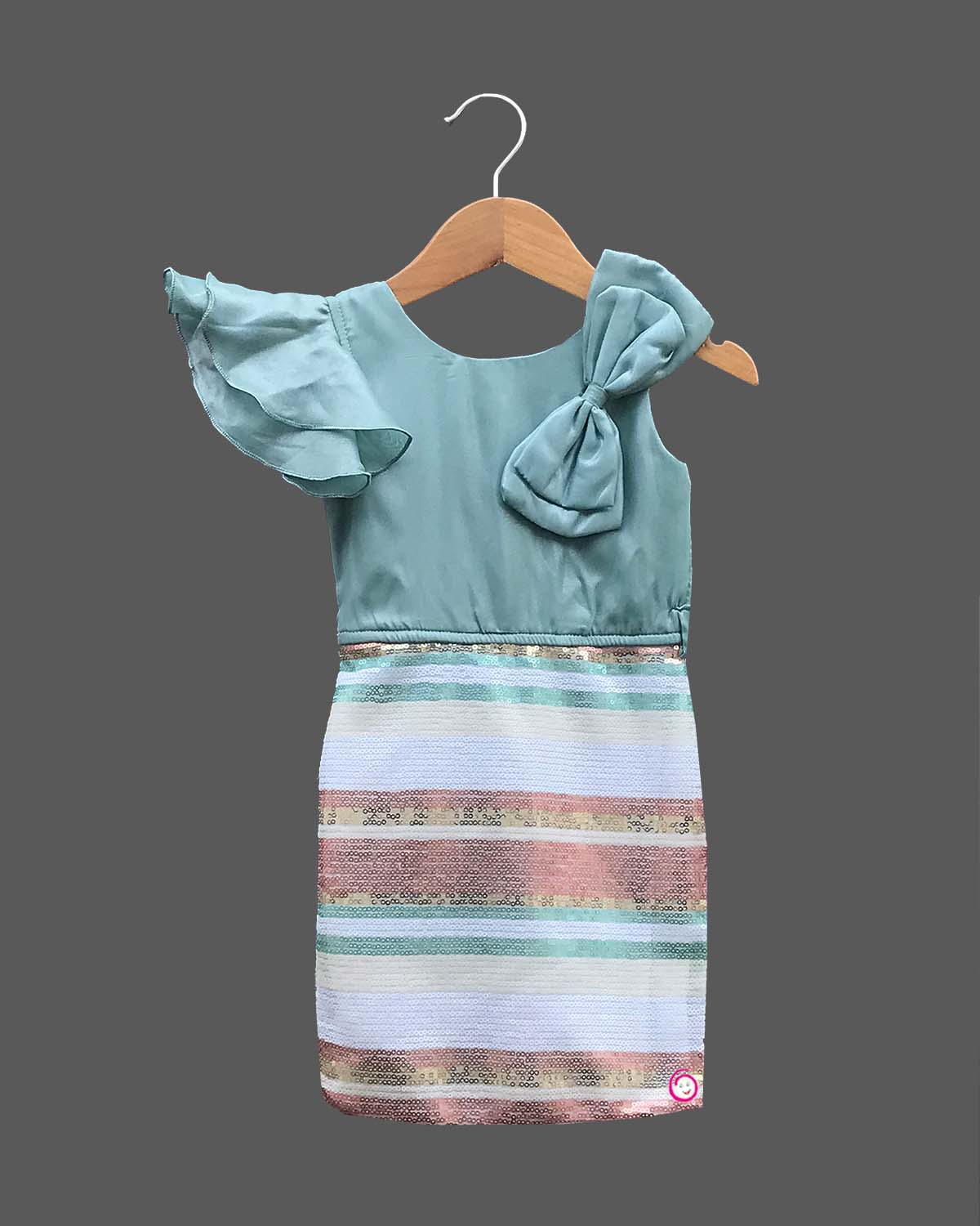 Girls western stylish midi - Pista Green