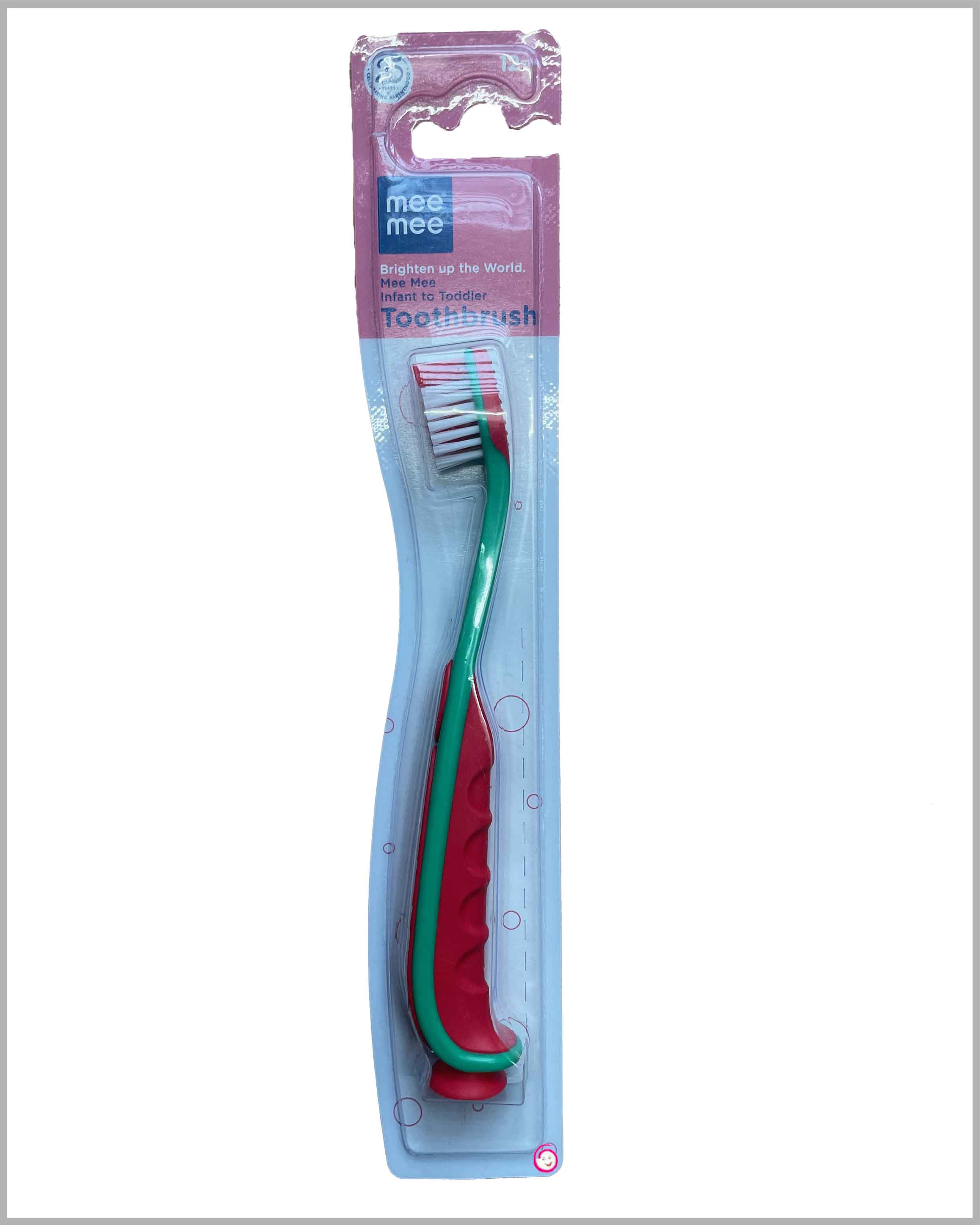 Mee Mee Infant to Toddler Toothbrush - Red (12M+)