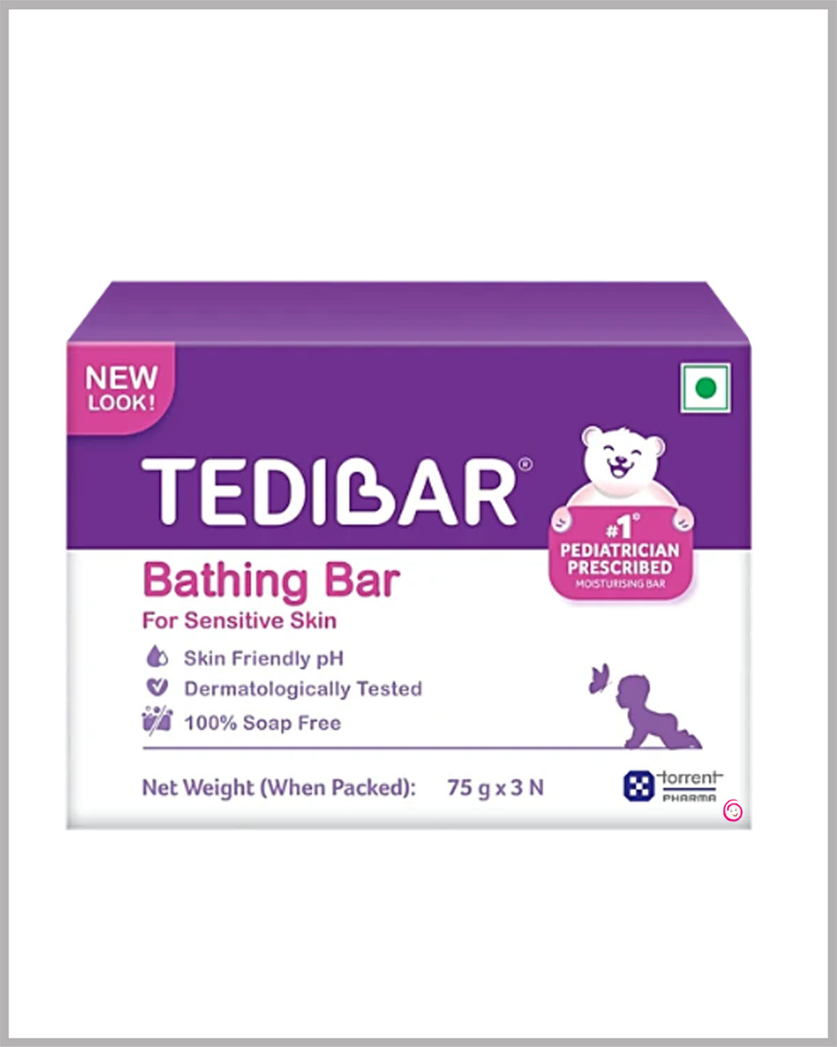 Tedibar Bathing Bar Pack of 3 - 75gm