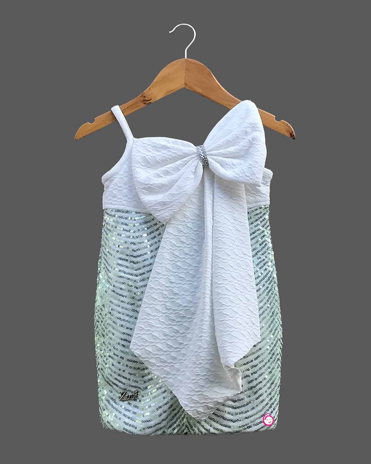 Girls western stylish midi - White