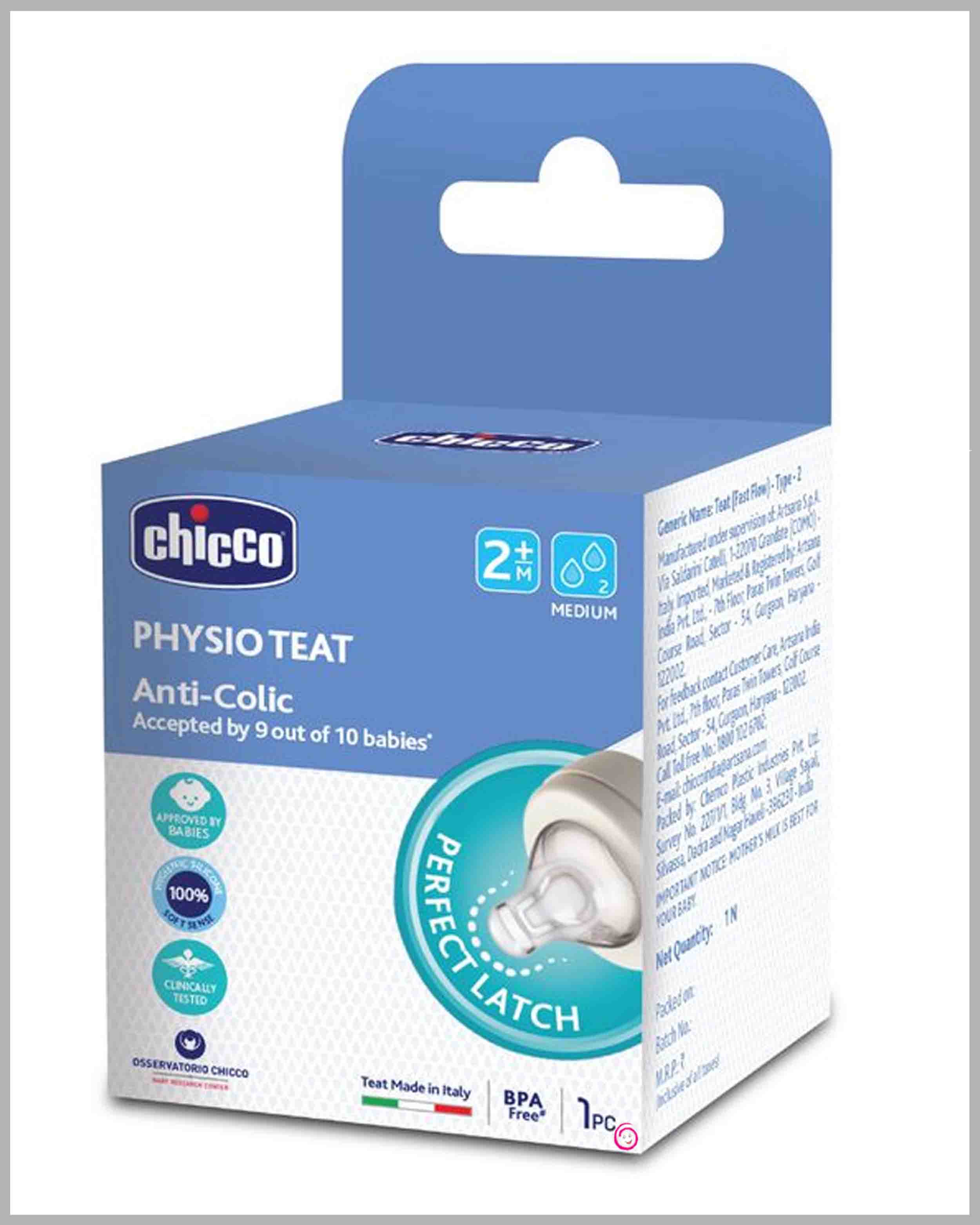 Chicco Physio Teat (2M+) - Medium