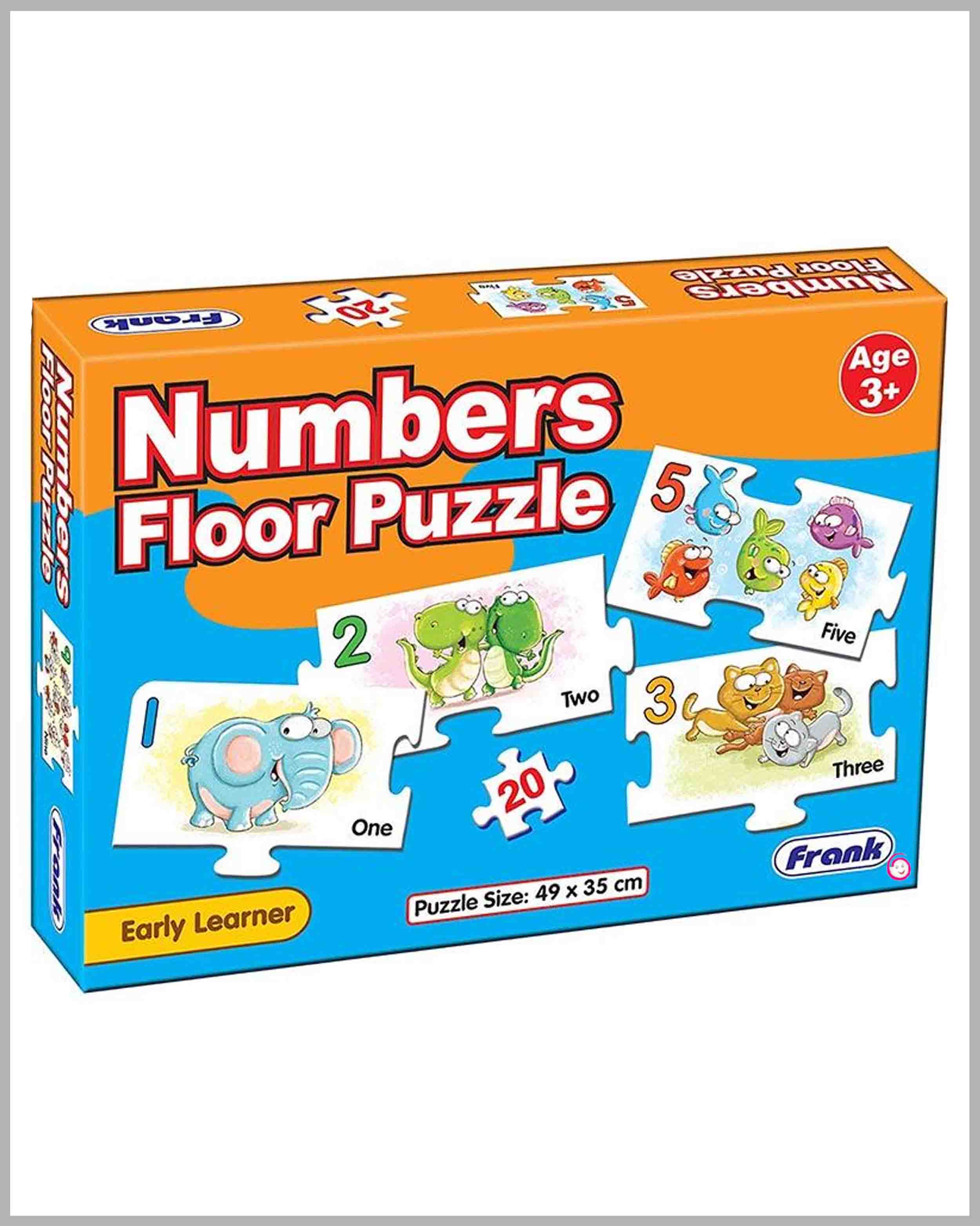Frank Numbers Floor Puzzle 20 Big Pieces