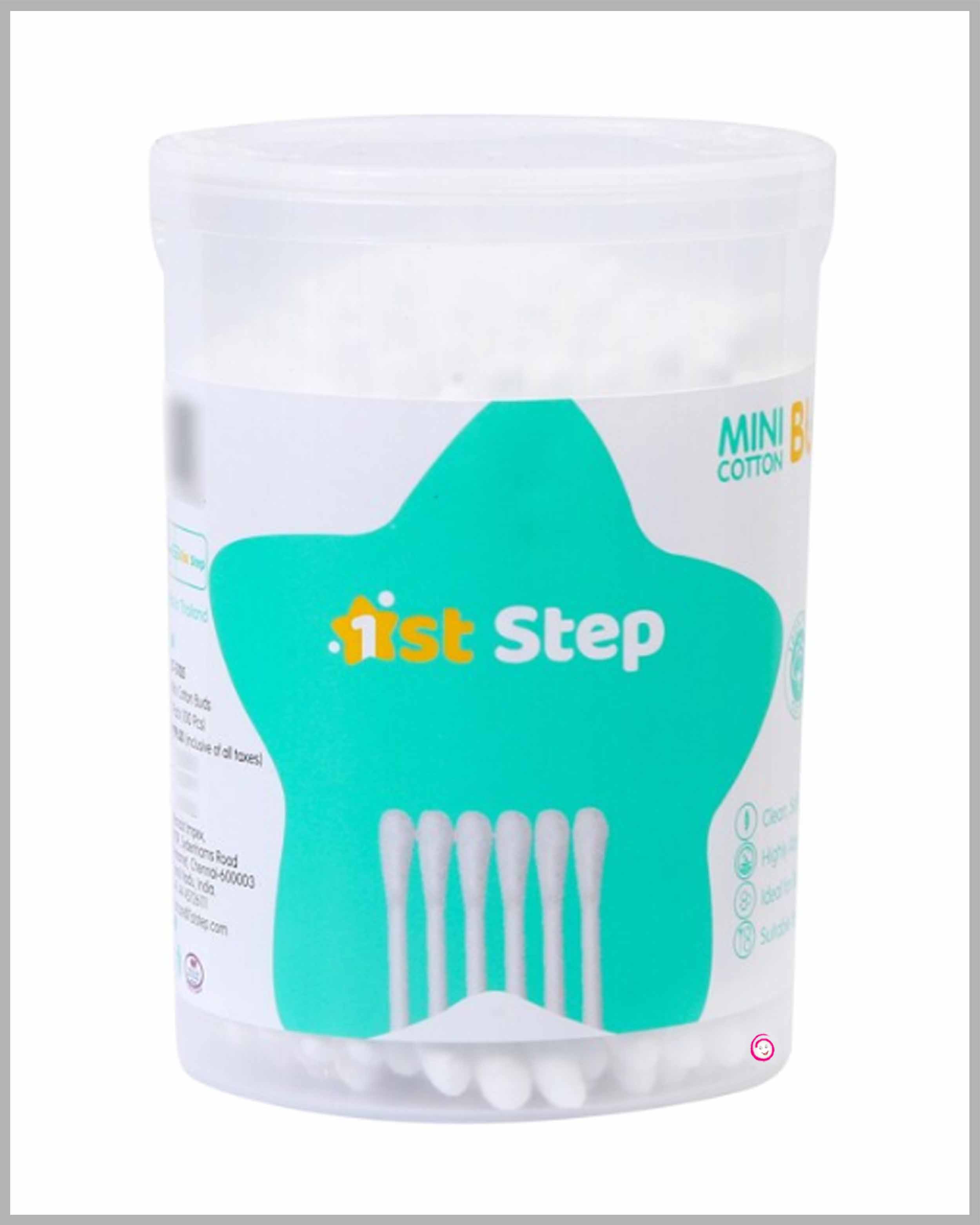 1st Step Cotton Buds Box - 100Pieces