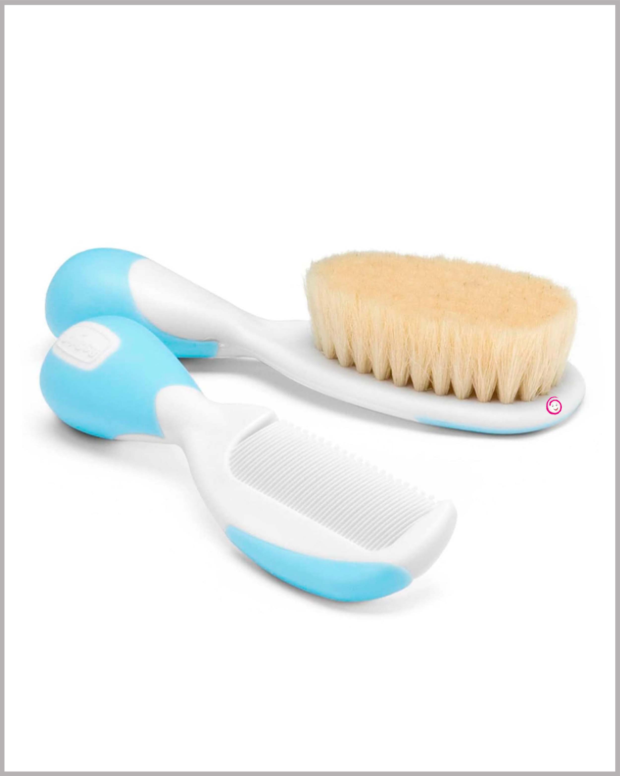 Chicco Brush And Comb Set - Blue
