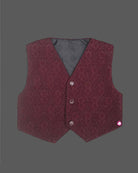 Boys party wear formal suit - Maroon