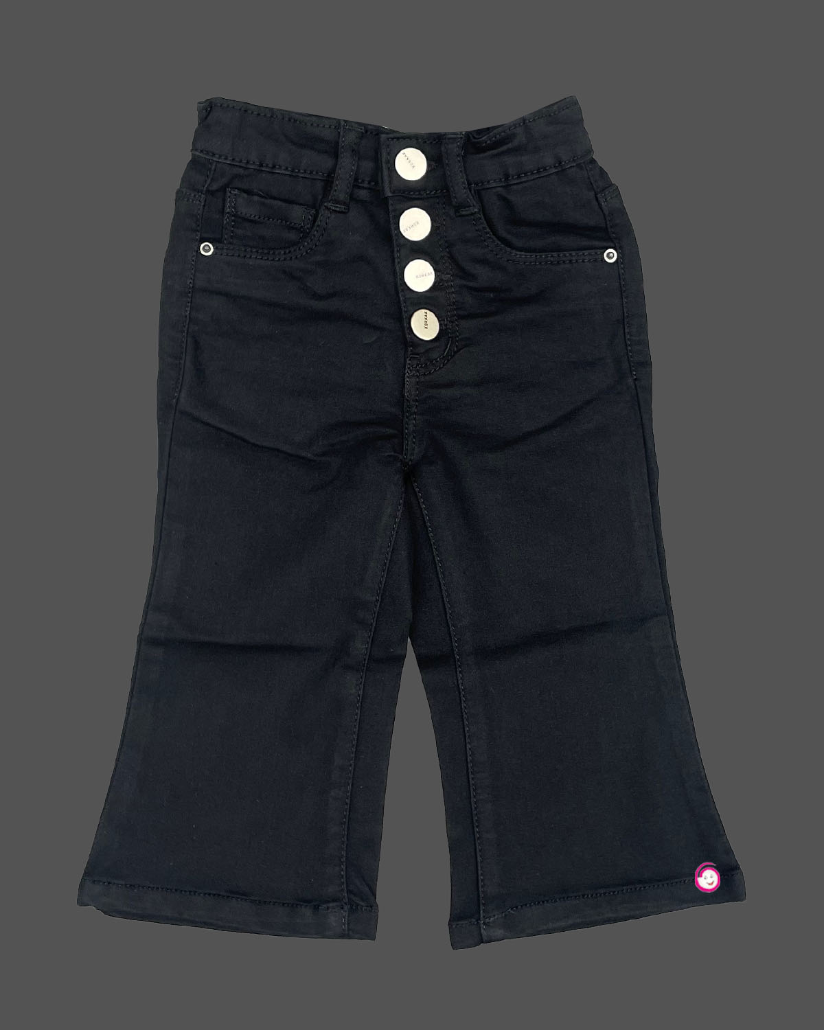 Girls attractive color with full pant - Black