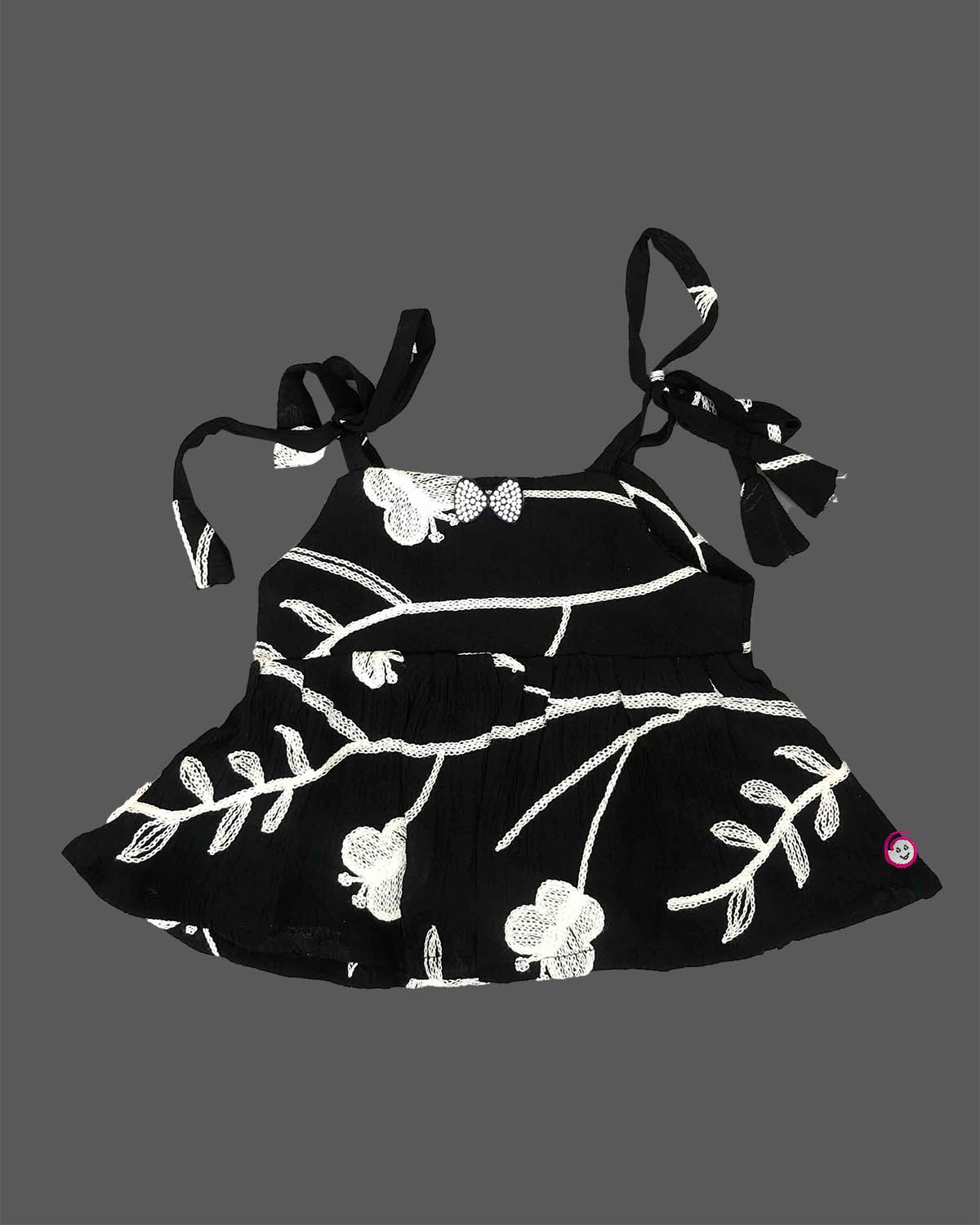 Infant Embroidered Cotton Top dress for infant baby clothes