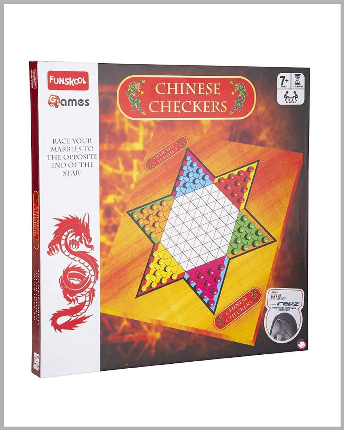 Funskool Chinese Checkers Board Game 7Years+