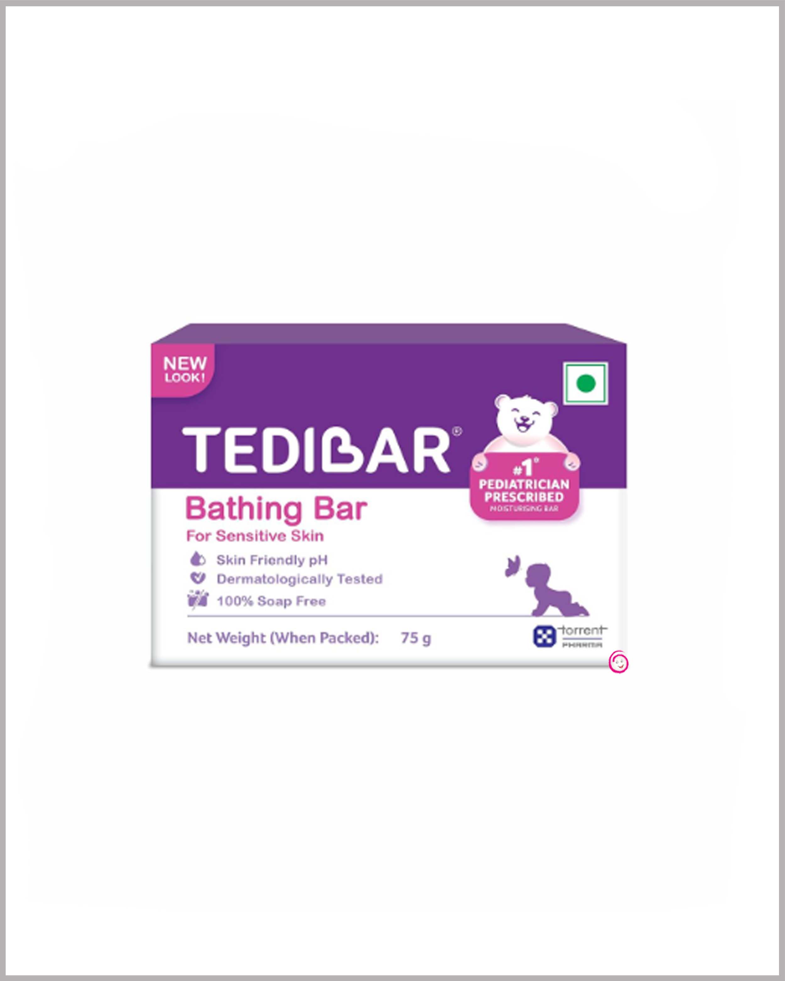 Tedibar Bathing Bar For Sensitive Skin - 75g