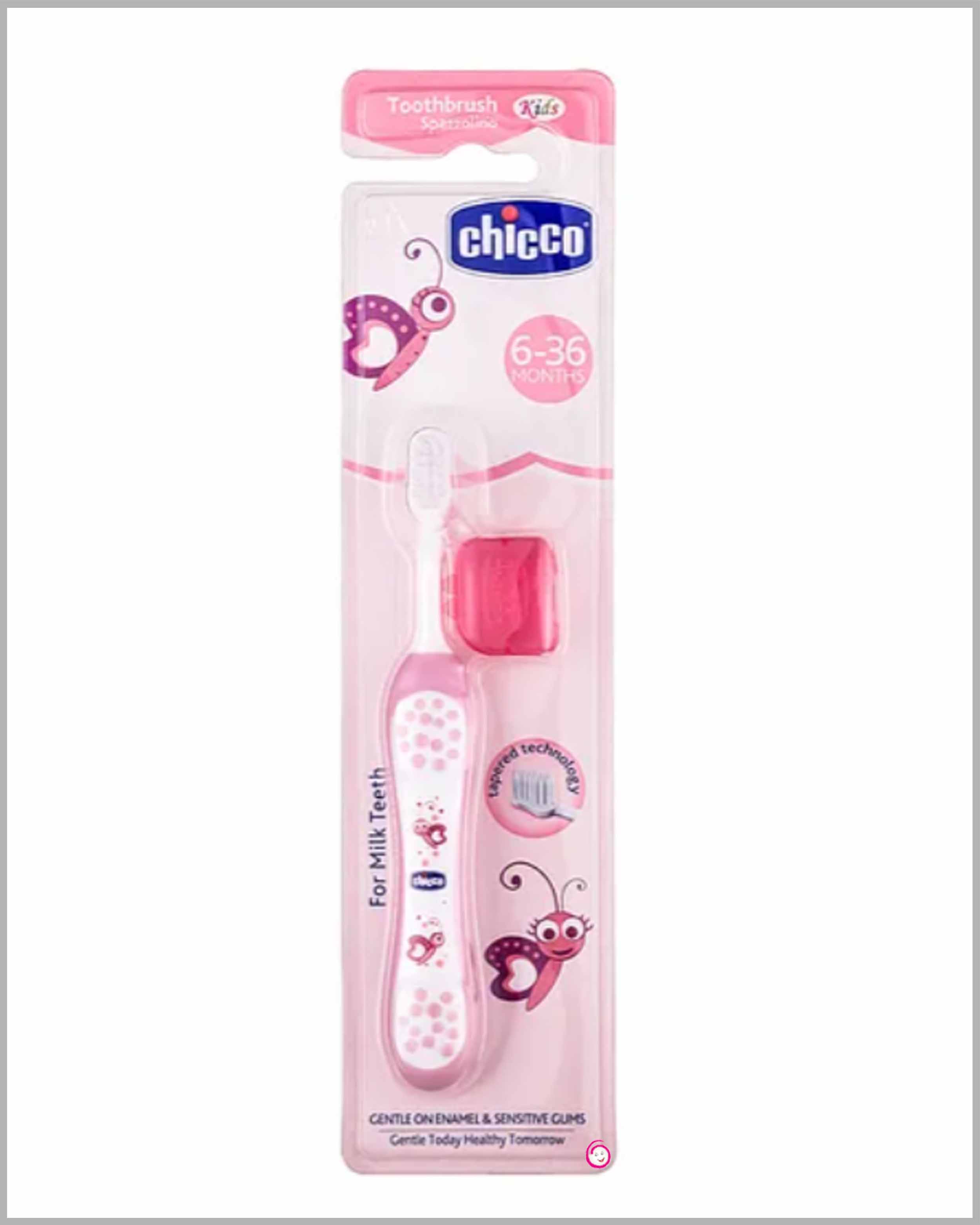 Chicco Ultra Soft Bristles Toothbrush Turtle & Butterfly Print