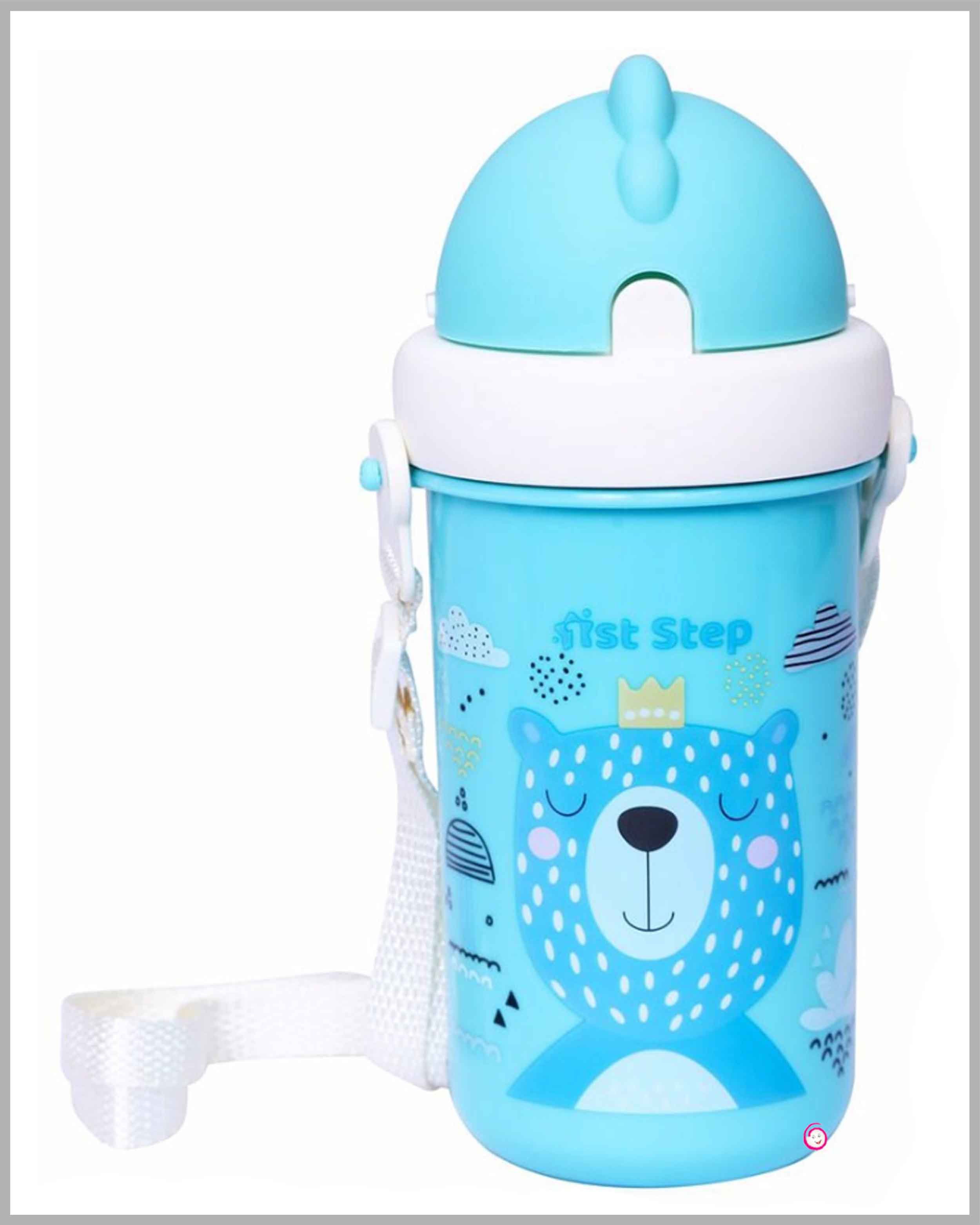 1st Step Straw Sipper for Easy Grip - Sky Blue