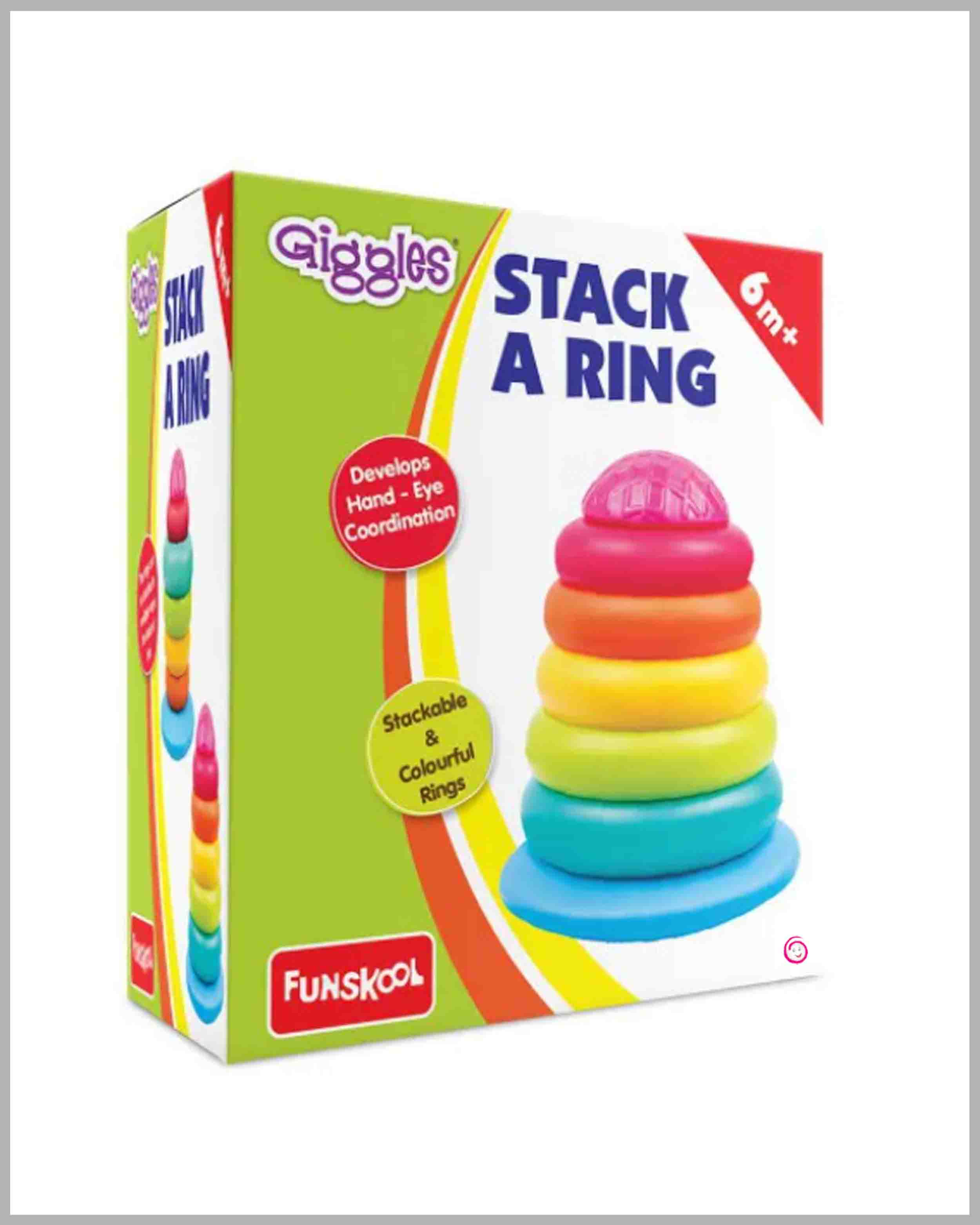 Funskool Giggles, Stack A Ring - Stacking toy