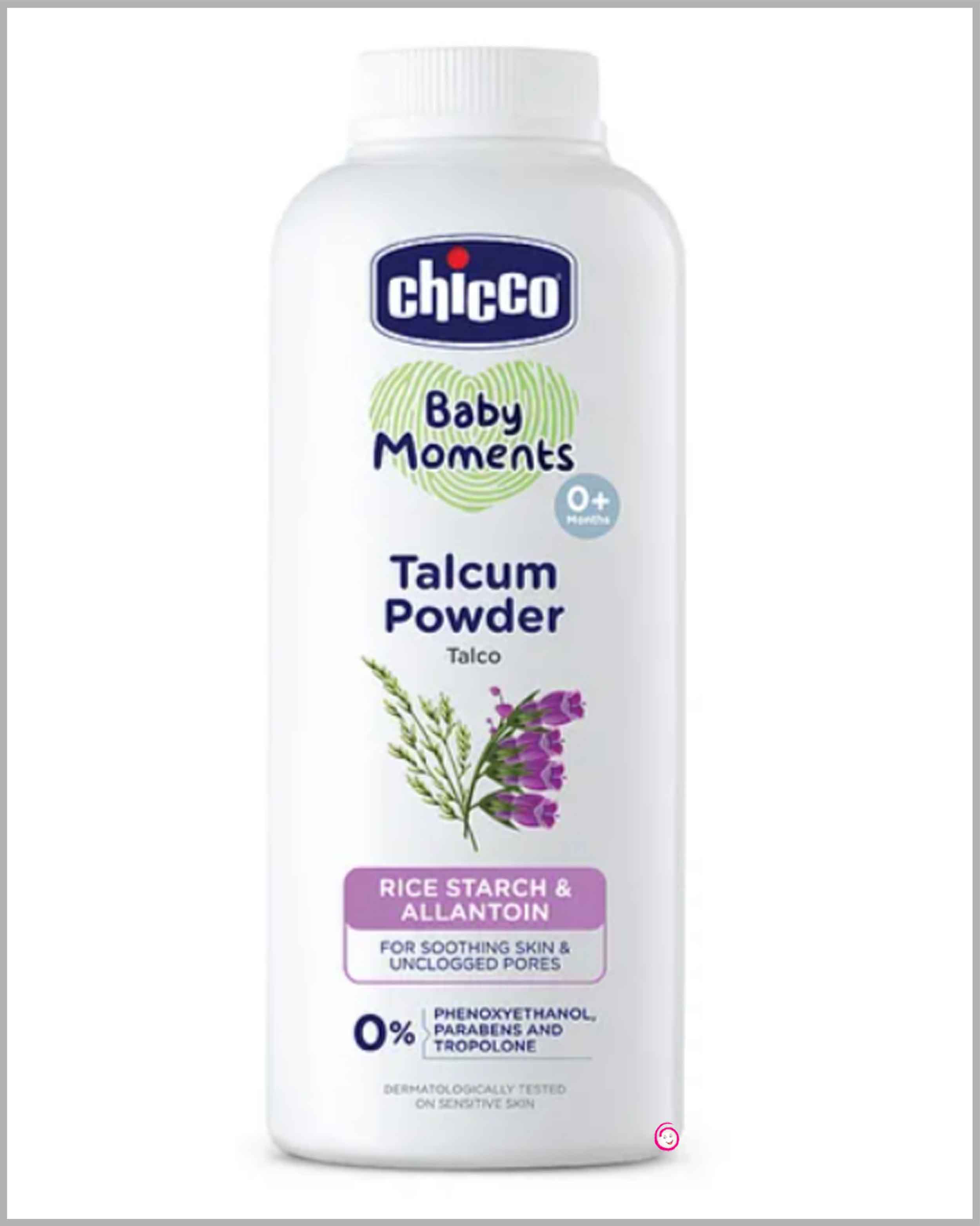 Chicco baby moments talcum powder - 300gm