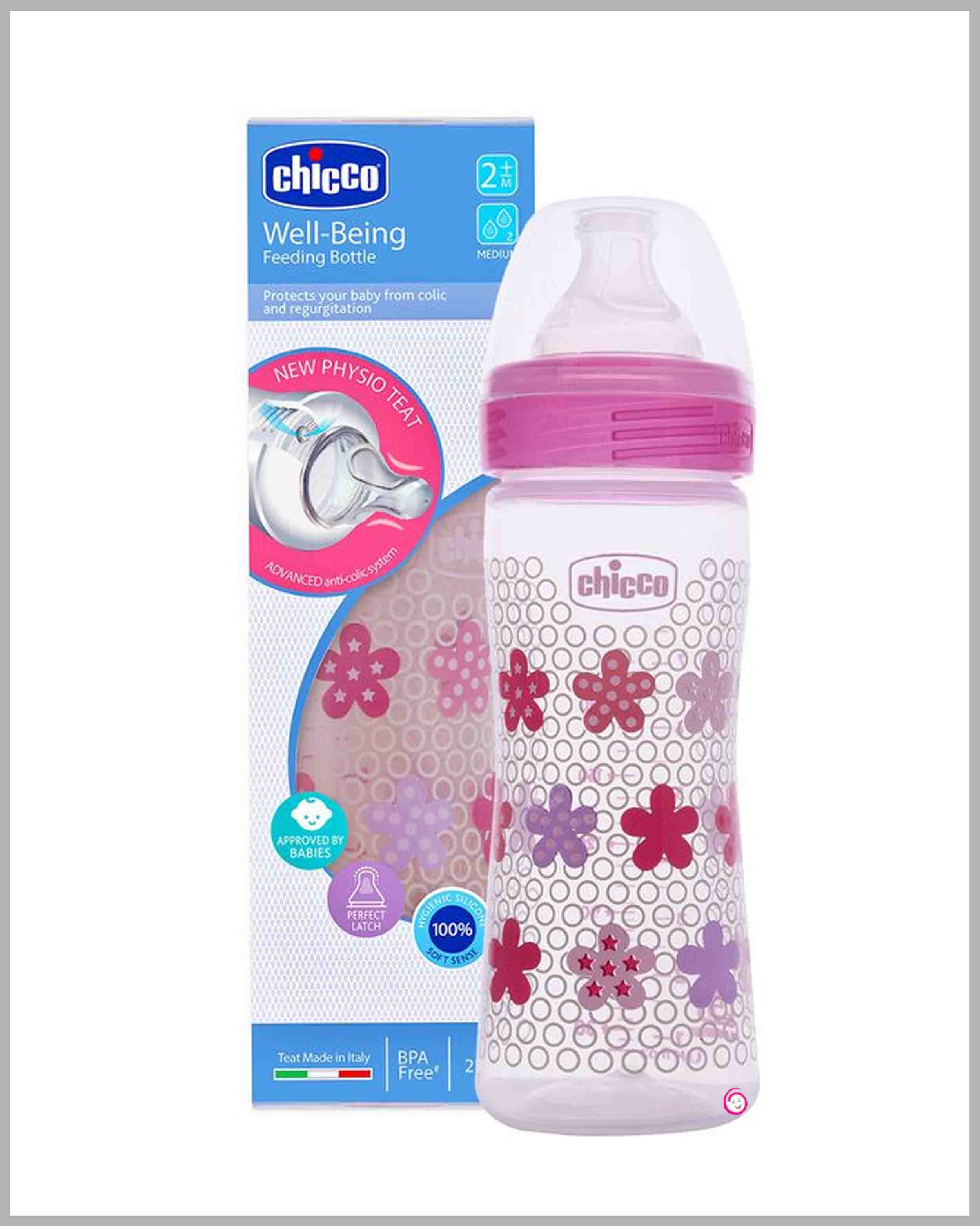 Chicco Well-Being Feeding Bottle (2M+)
