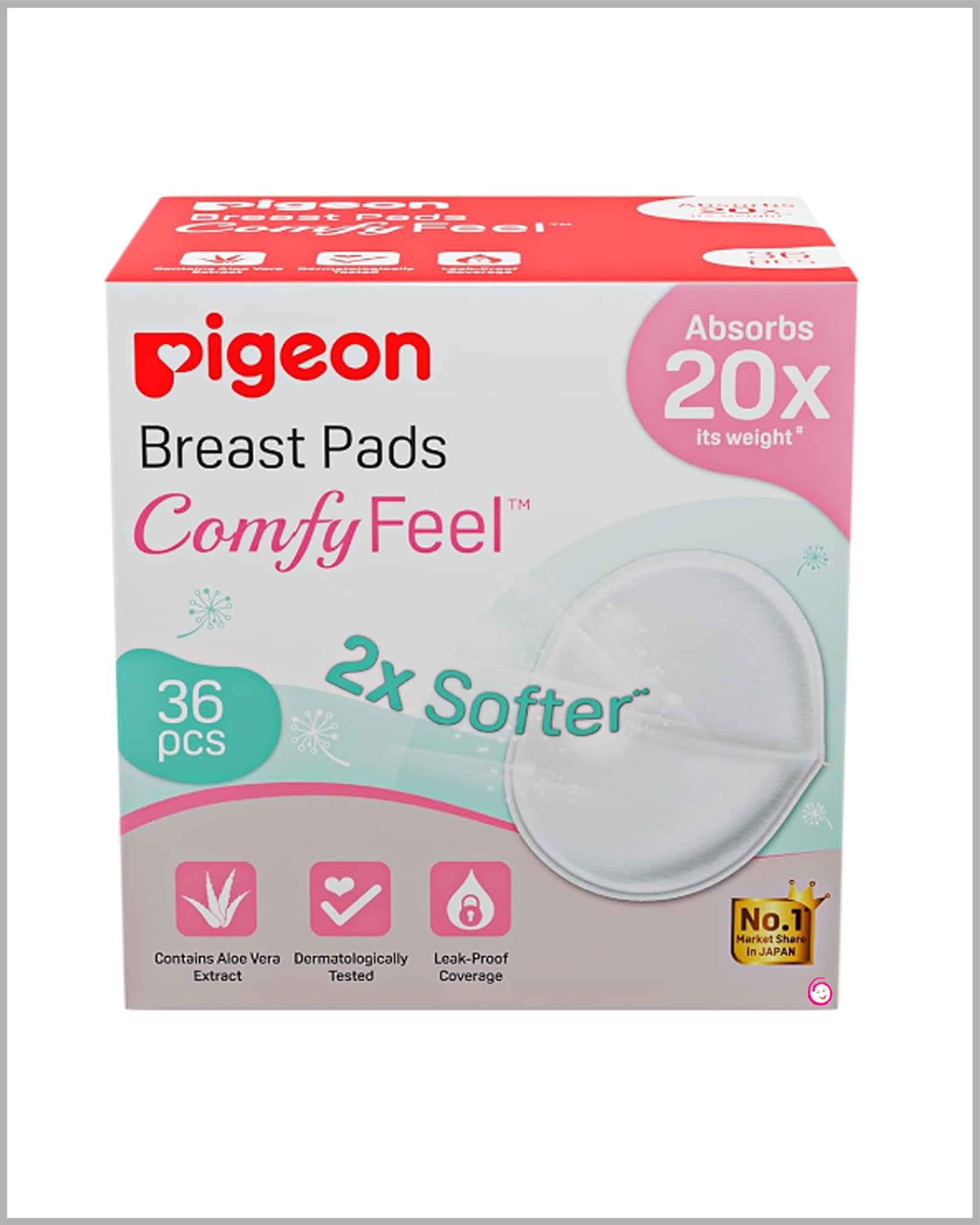 Pigeon Comfy Feel Breast Pads - 36Pcs