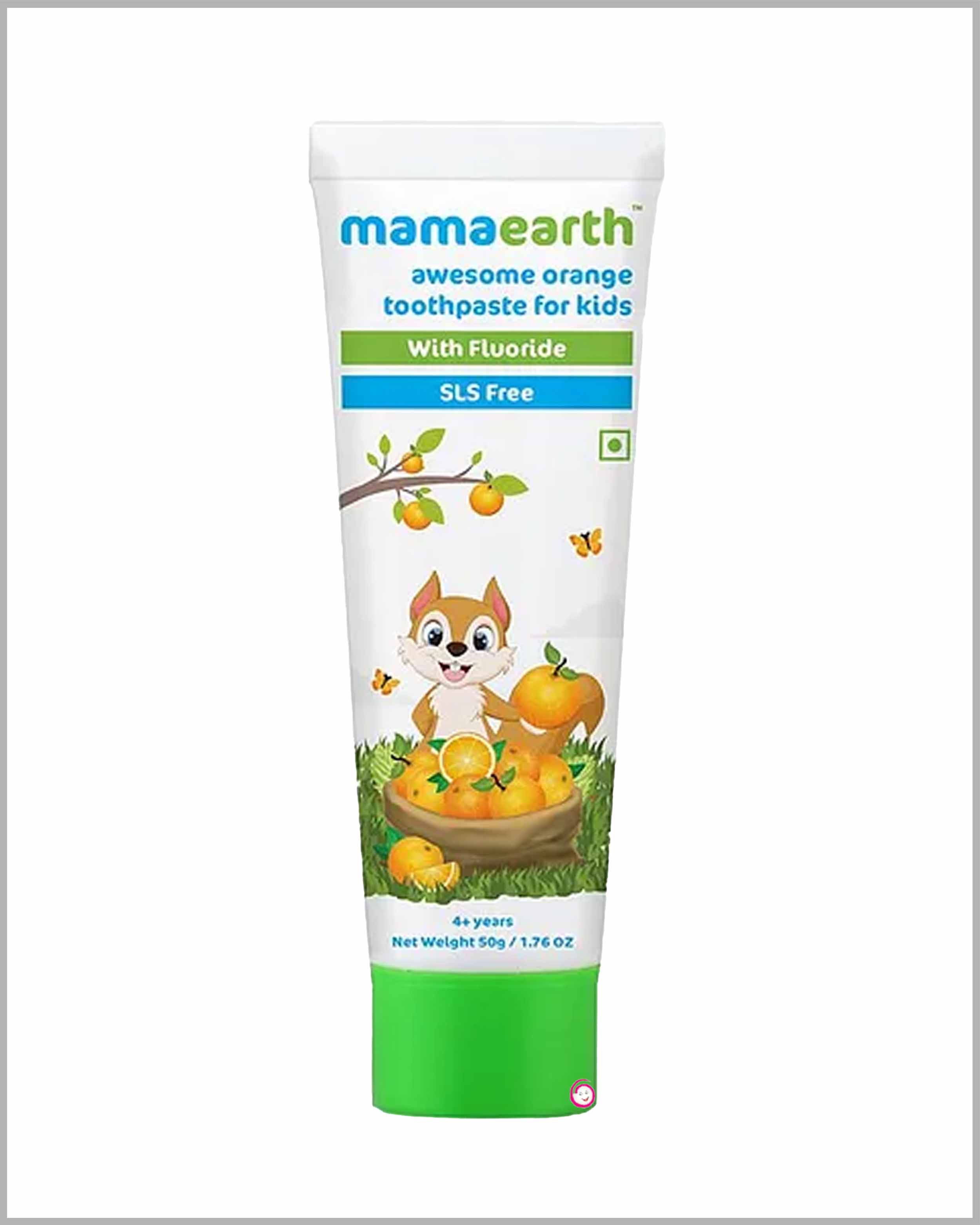 Mamaearth Natural Toothpaste Orange Flavor