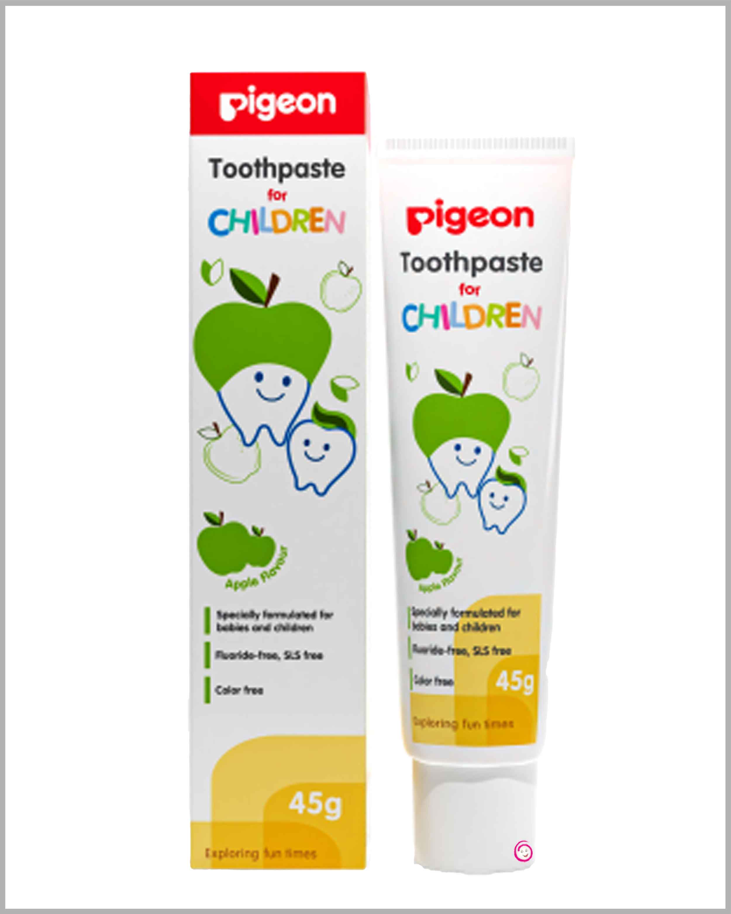 Pigeon Green Apple Flavored Toothpaste - 45g