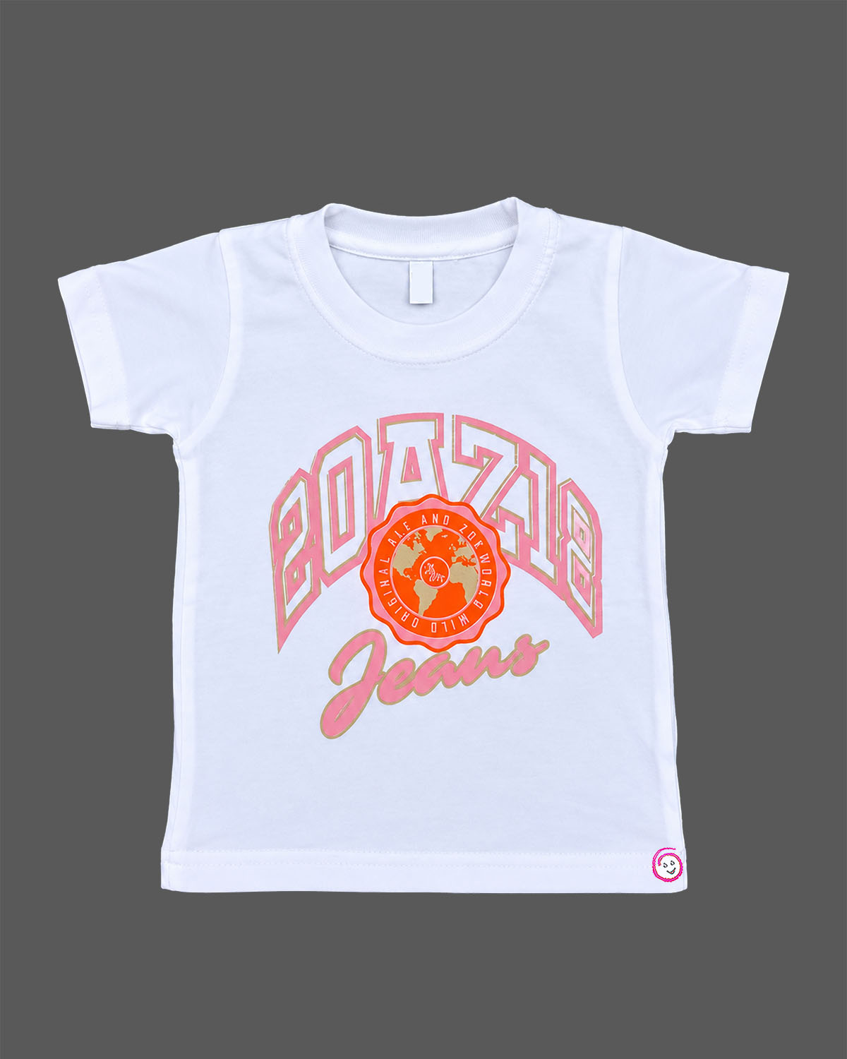 Boys cotton button-up shirt with chest pocket and graphic printed short sleeve inner t-shirt set