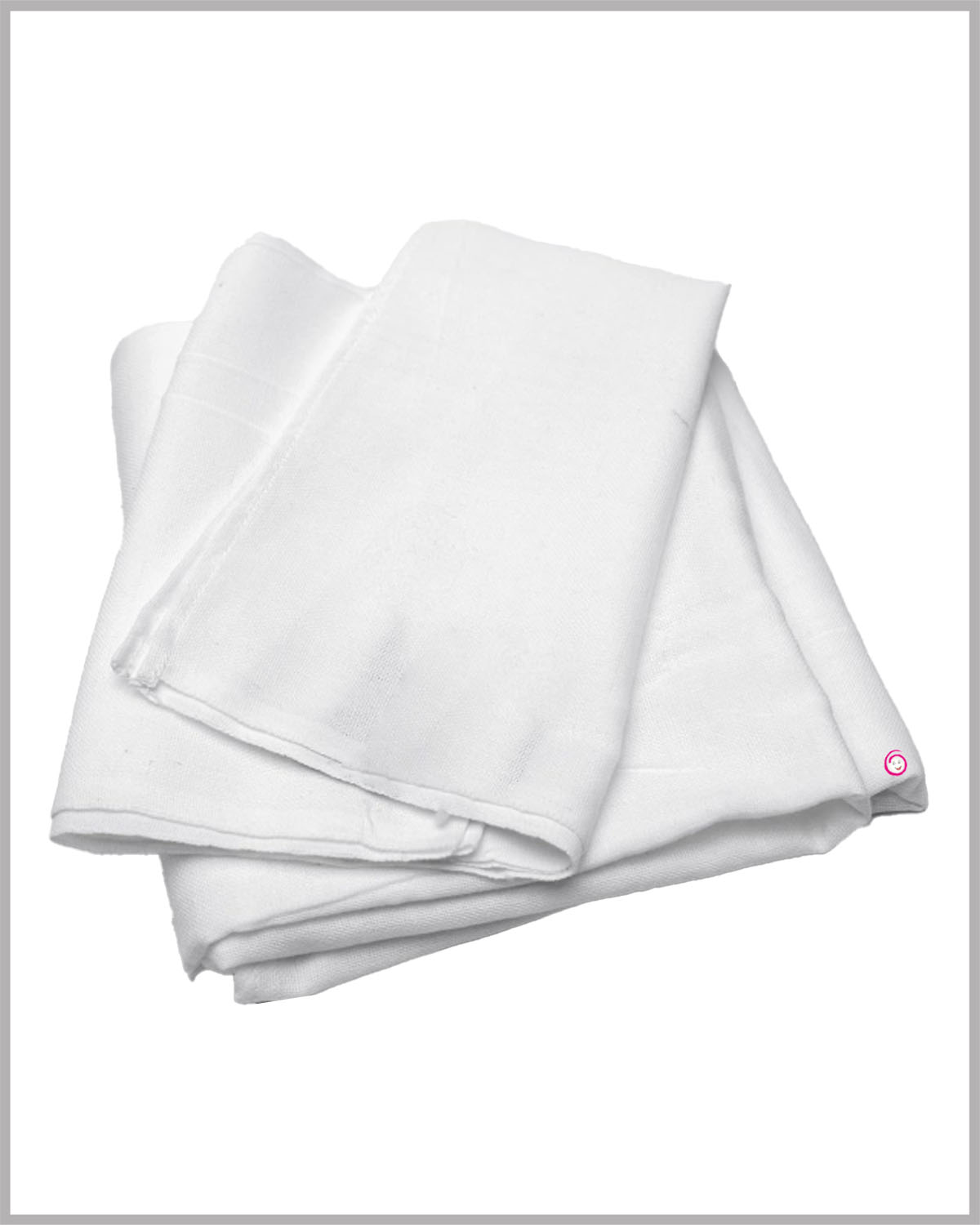 Baby Soft Cotton Plain Bath Towel - White