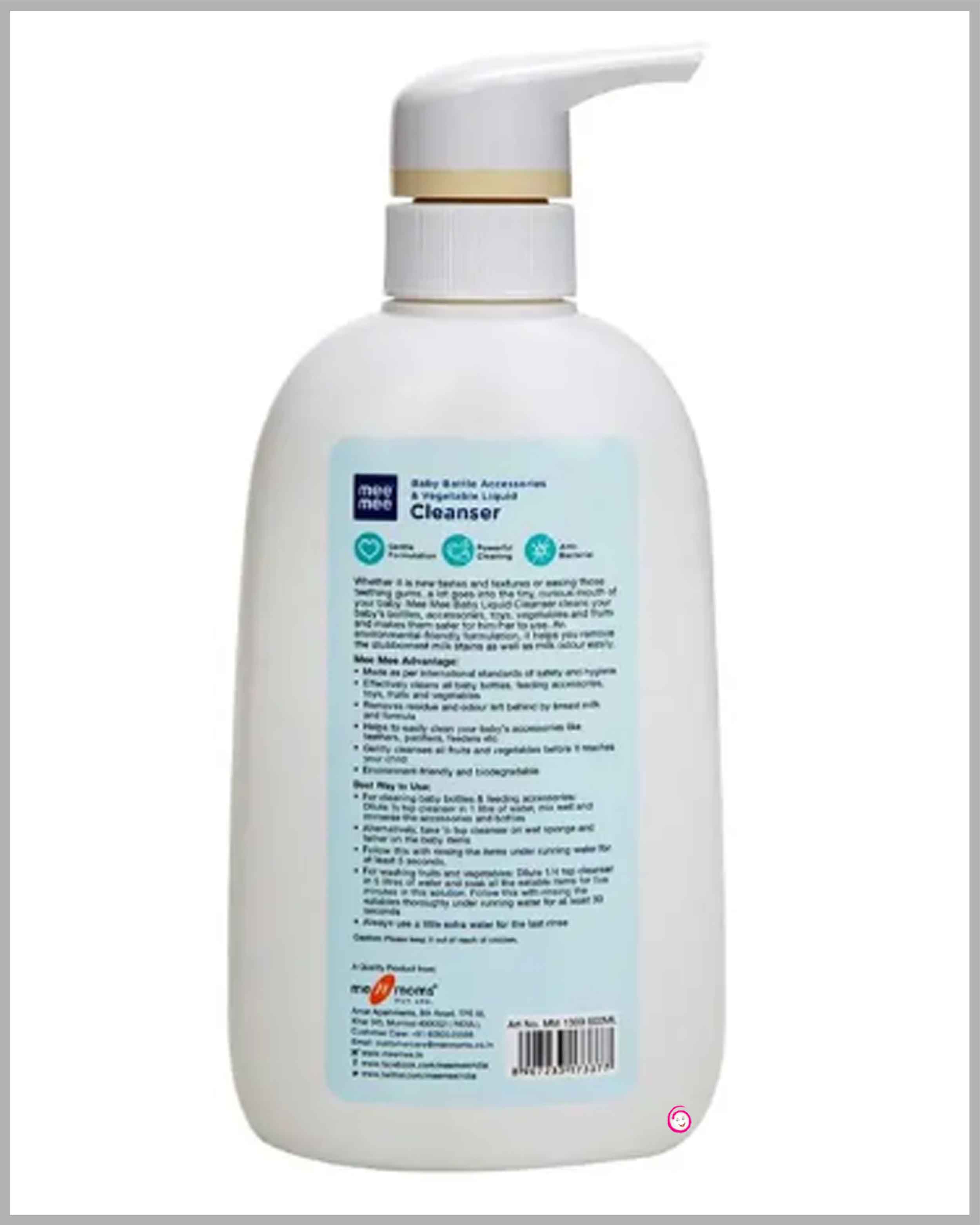 Mee Mee Baby Accessories And Vegetable Liquid Cleanser - 500ml