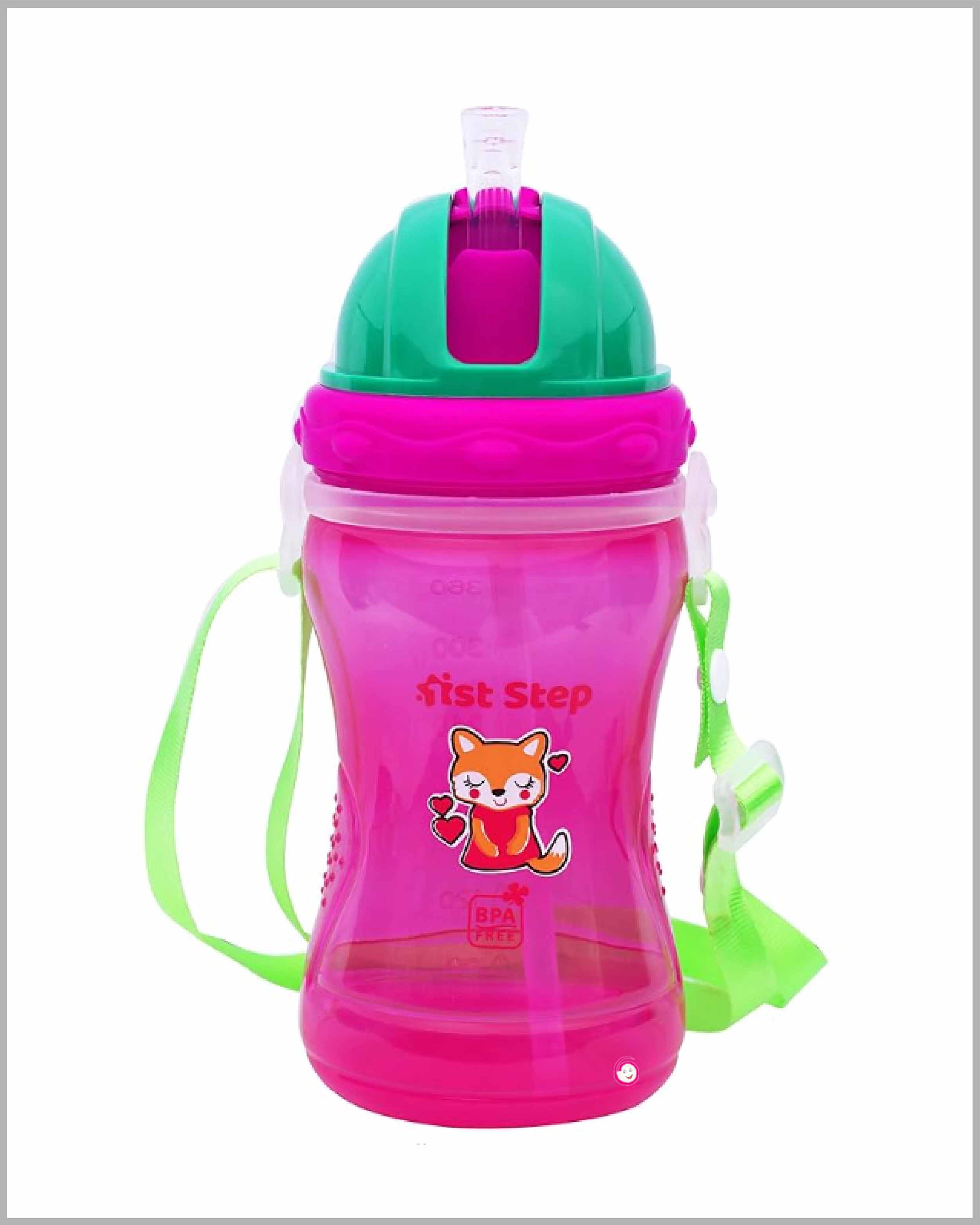 1st Step Soft Straw Baby Sipper Cup with Straps - 360 ml (6M+)