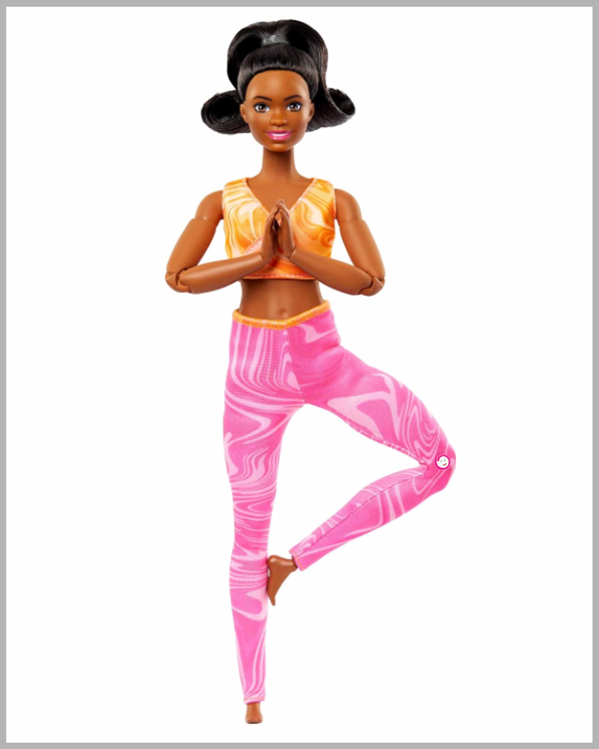 Barbie Made to Move Fashion Doll with Black Hair