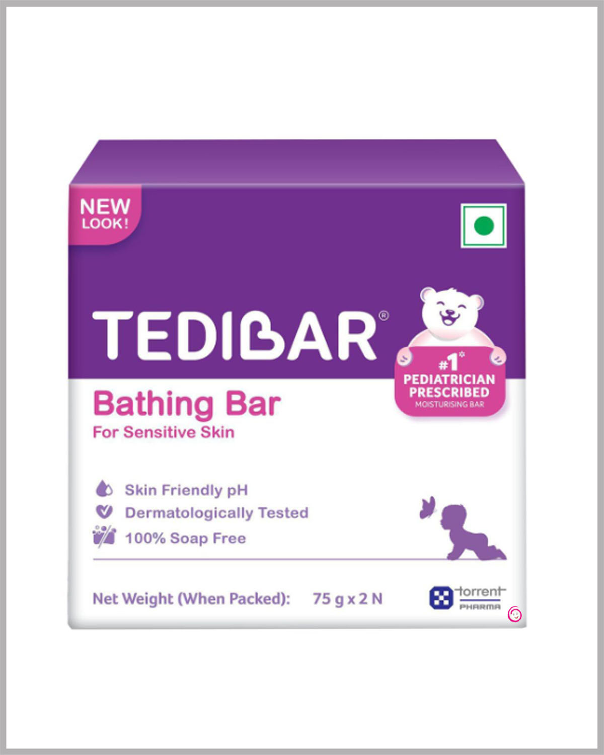 Tedibar Bathing Bar Pack of 2 - 75gm