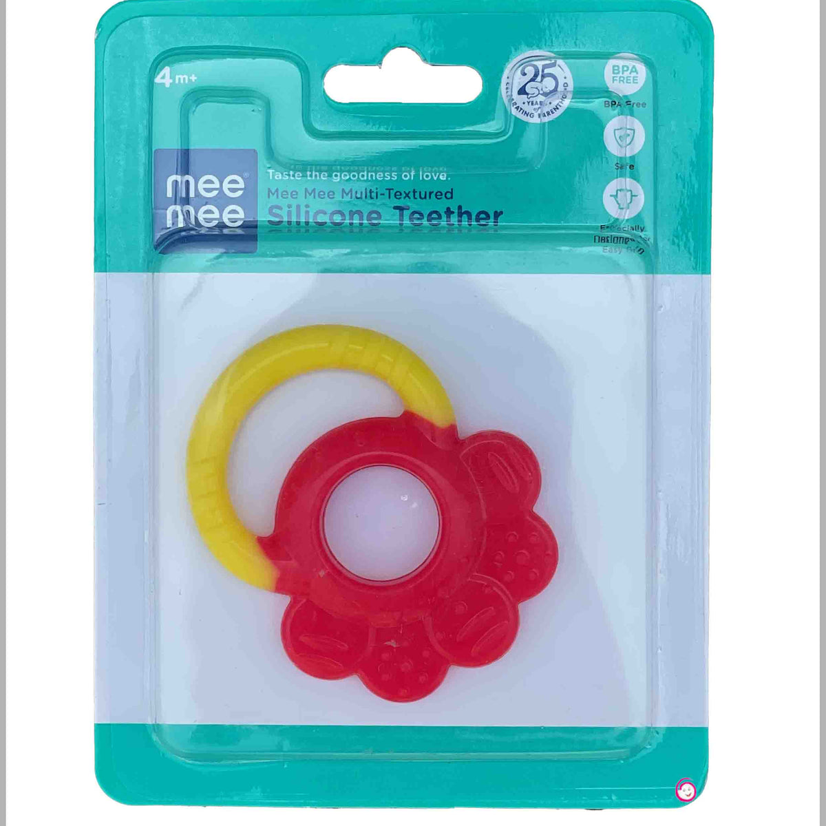Mee Mee Multi-Textured Silicone Teether With Easy Handle – OPUS RKID