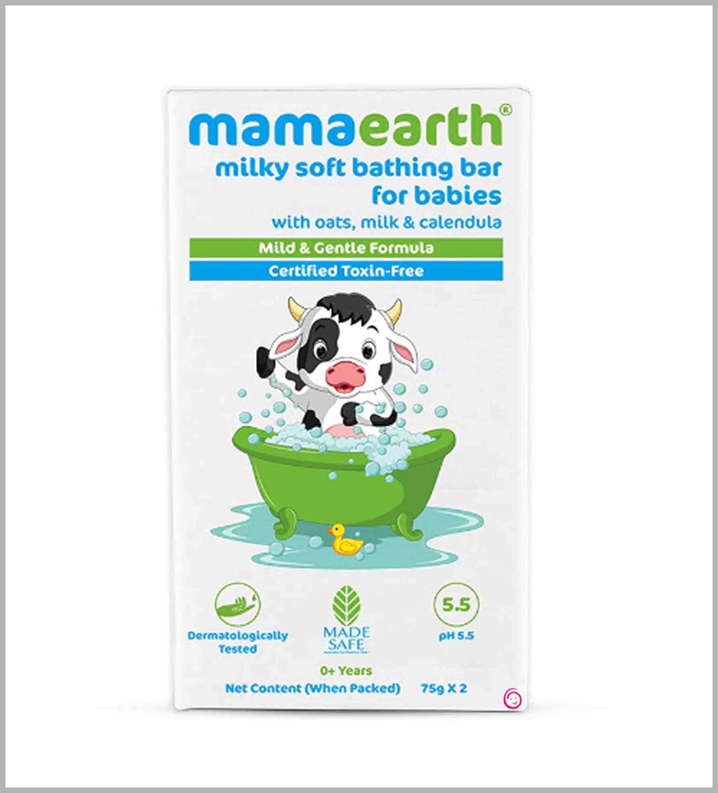 Mamaearth milky soft bathing bar - 75g
