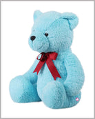 Mirada Stuffed Plush Animal Cute Aqua Sitting Bear Soft Toy