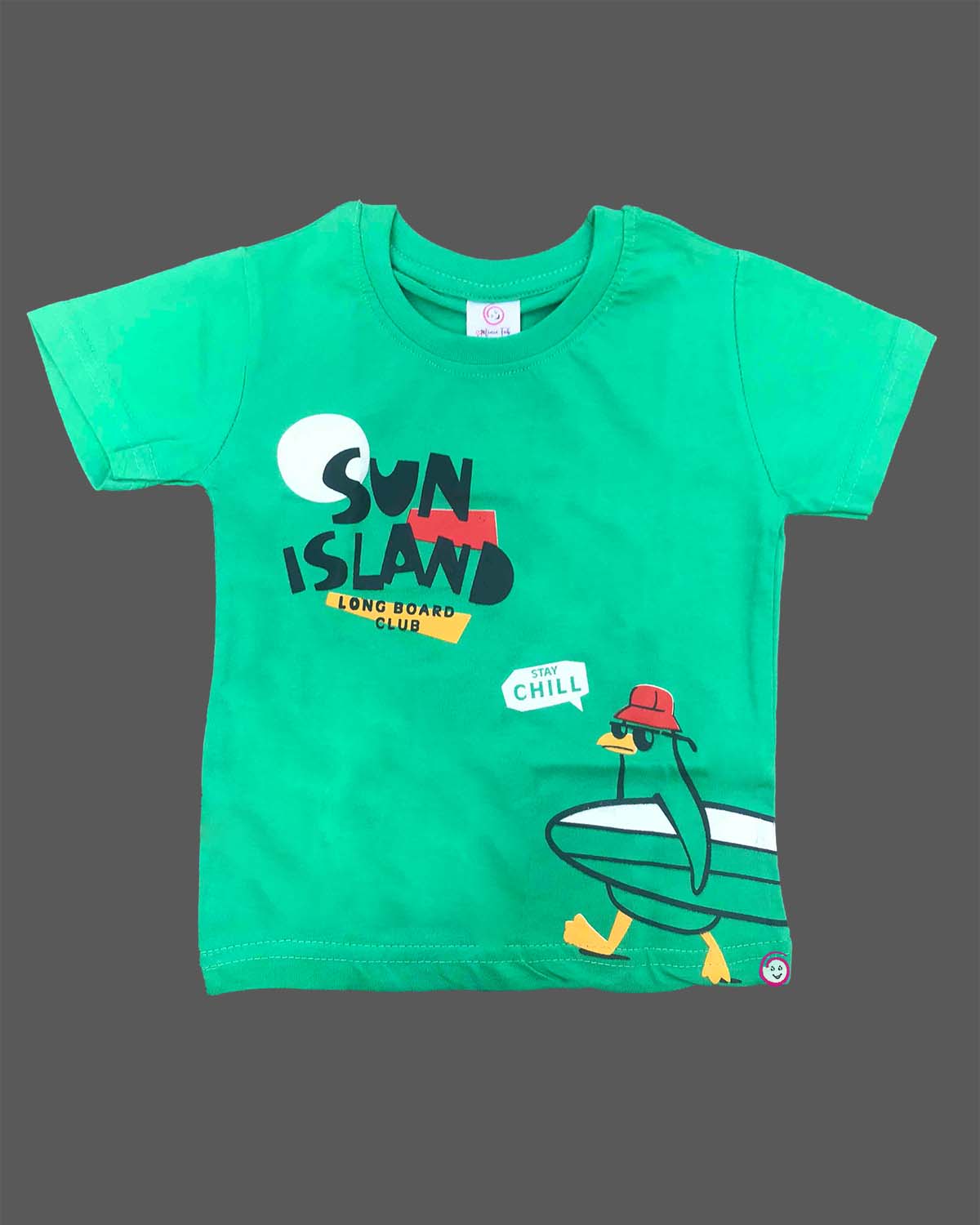 Toddler cotton graphic t-shirt with short sleeves for casual wear and playdates