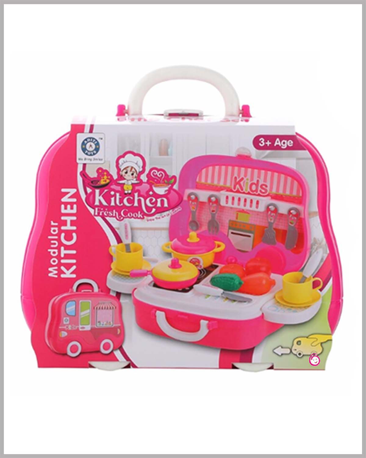 Aditi Toys Plastic Luxury Kitchen Set - 3Y+