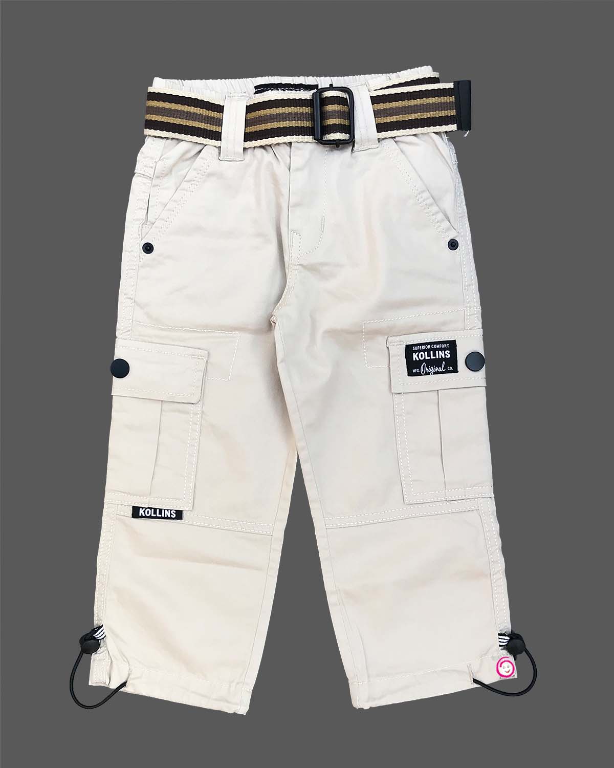 Boys stylish cotton pant - Cream