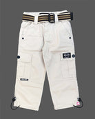 Boys stylish cotton pant - Cream