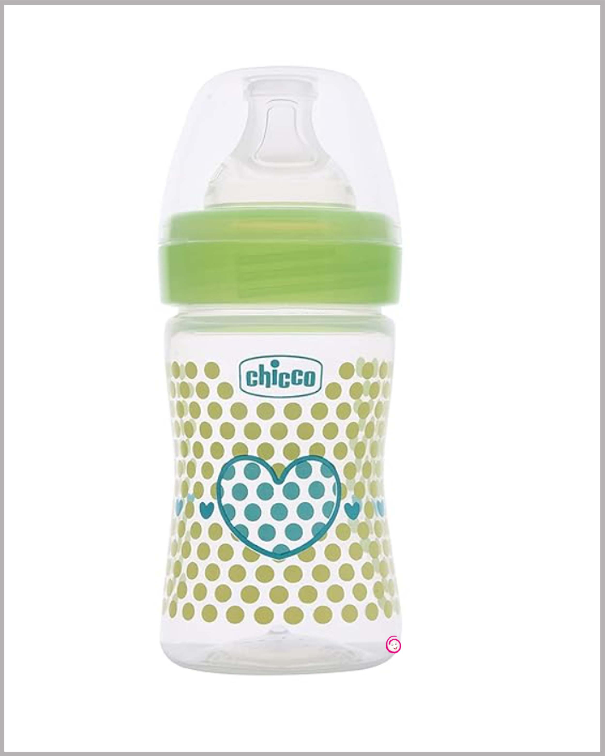 Chicco Well-Being Feeding Bottle (150ml) (Green)