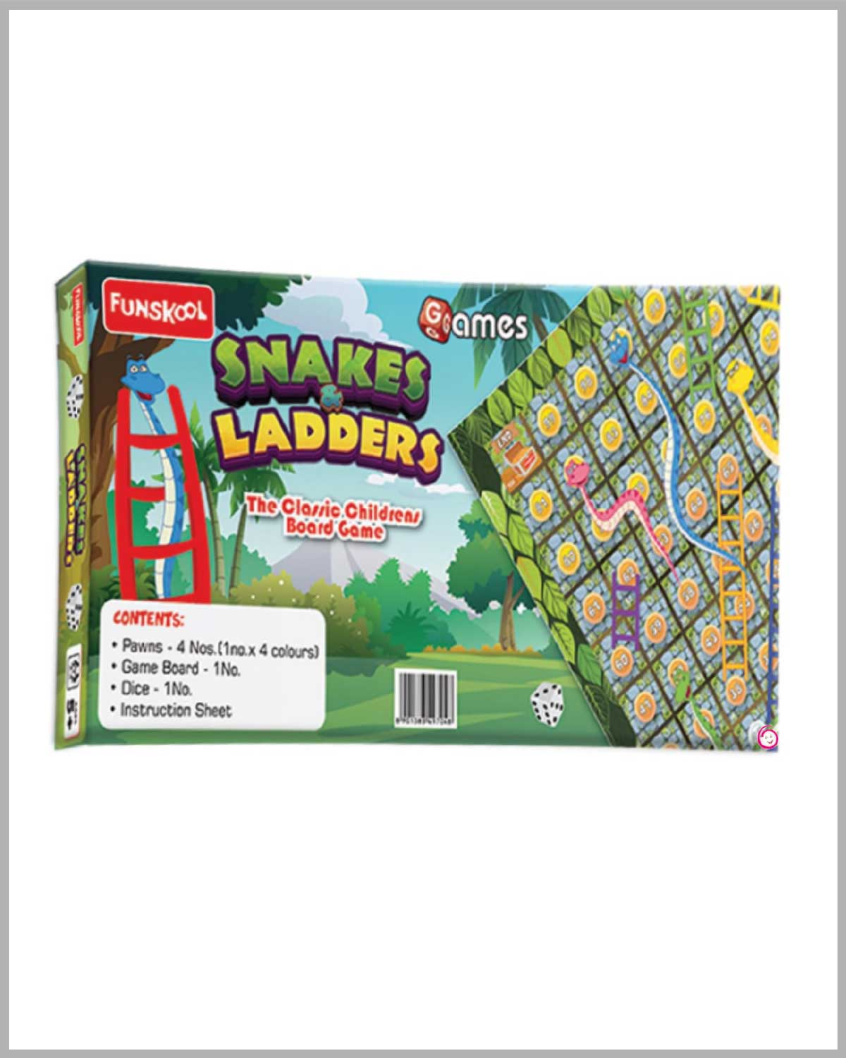 Funskool Games, Snakes & Ladders, The classic children board game