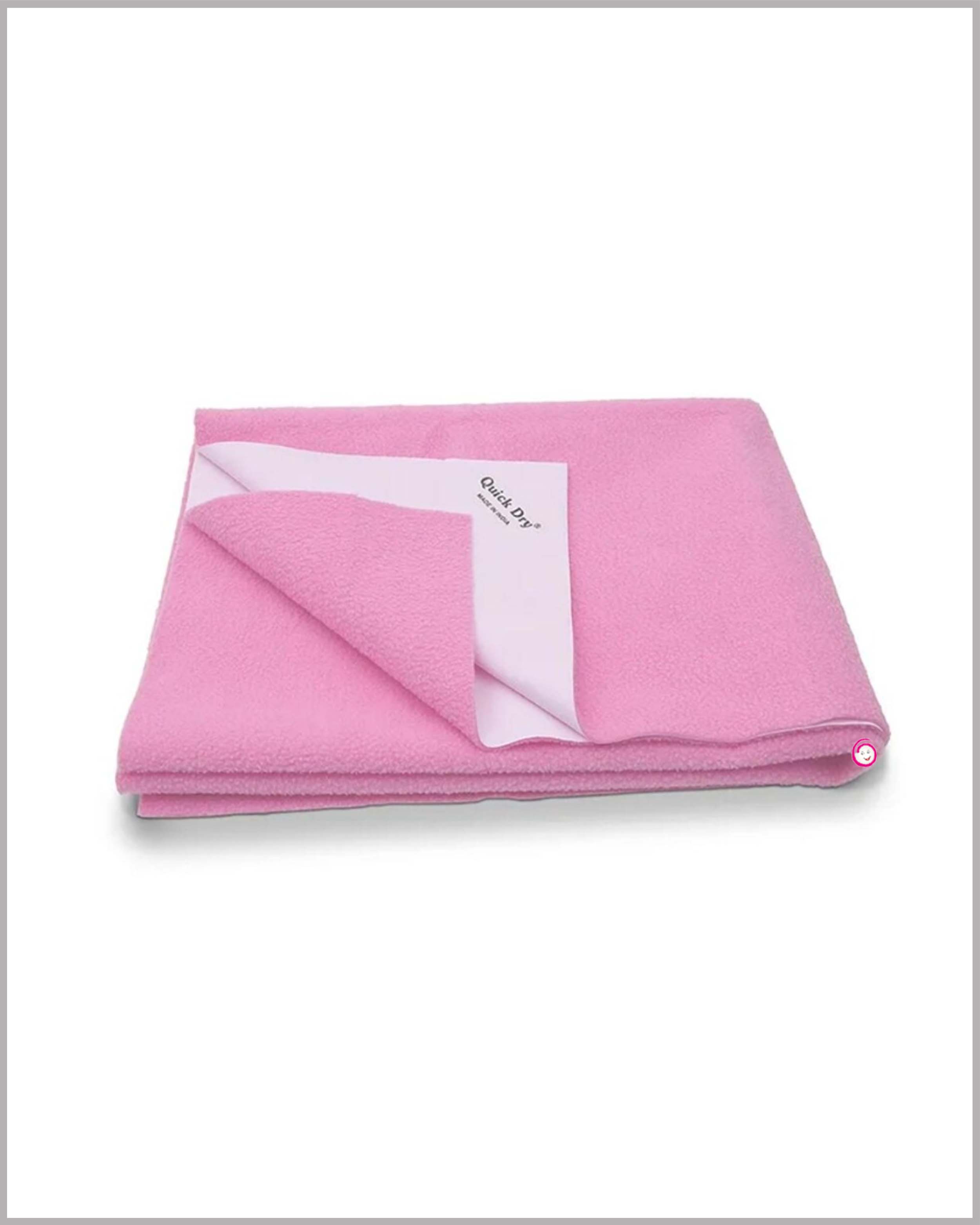 Quick Dry Sheet for Baby Bed Protector Waterproof Dry Sheet Reusable - Pink(Small)