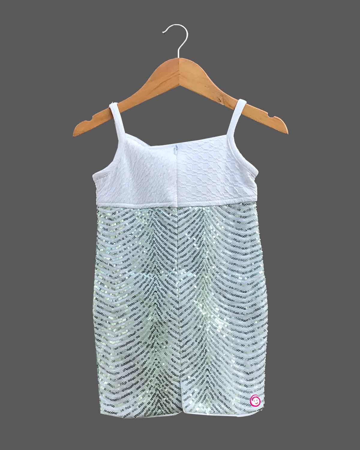 Girls western stylish midi - White