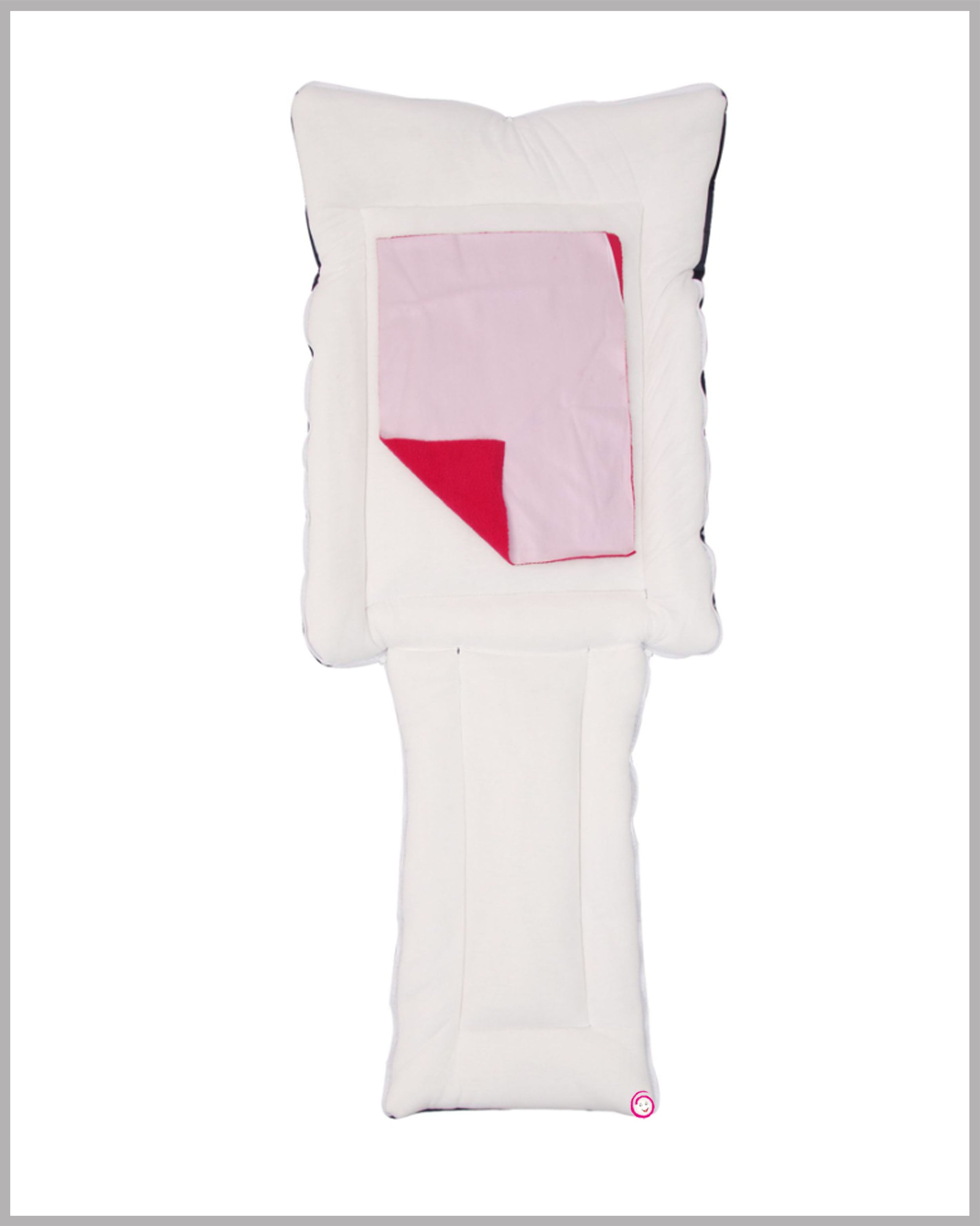 Quick Dry carry Bed Little Surfing Print - Rose Pink