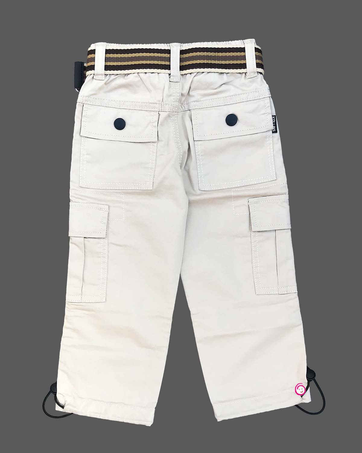 Boys stylish cotton pant - Cream