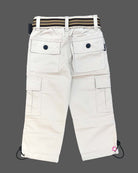 Boys stylish cotton pant - Cream
