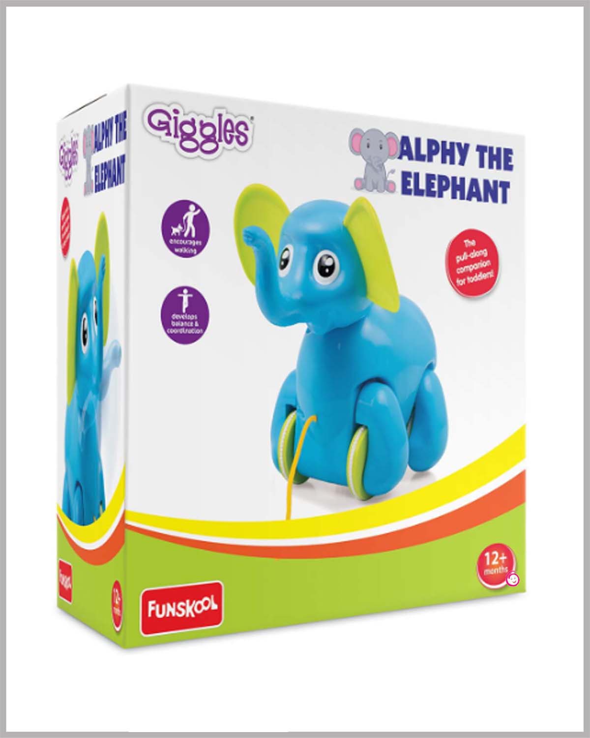 Funskool Giggles Alphy The Elephant (12M+)
