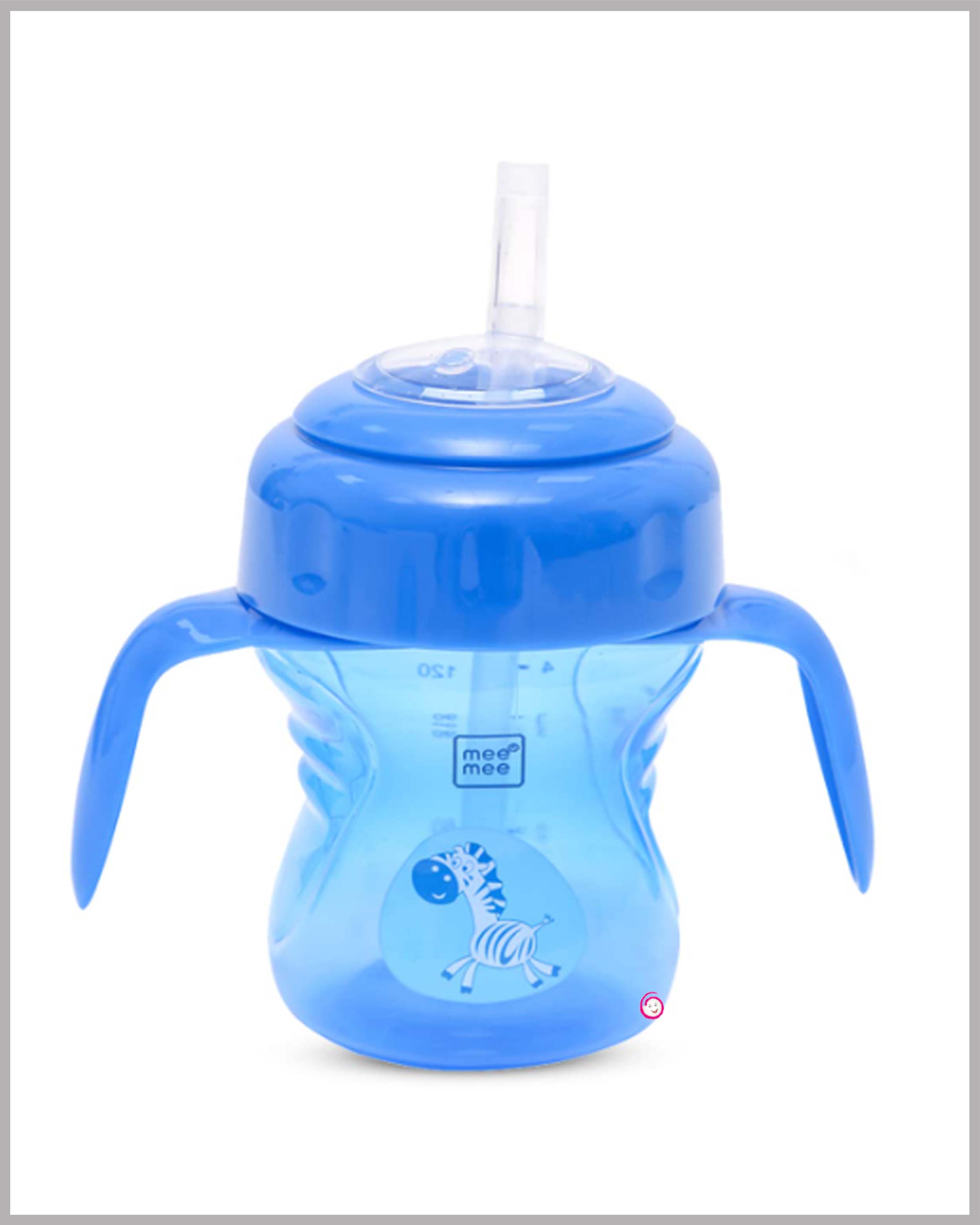 Mee Mee BPA Free, 2 in 1 Convertible Sipper Cup with Straw - 150ml - Blue