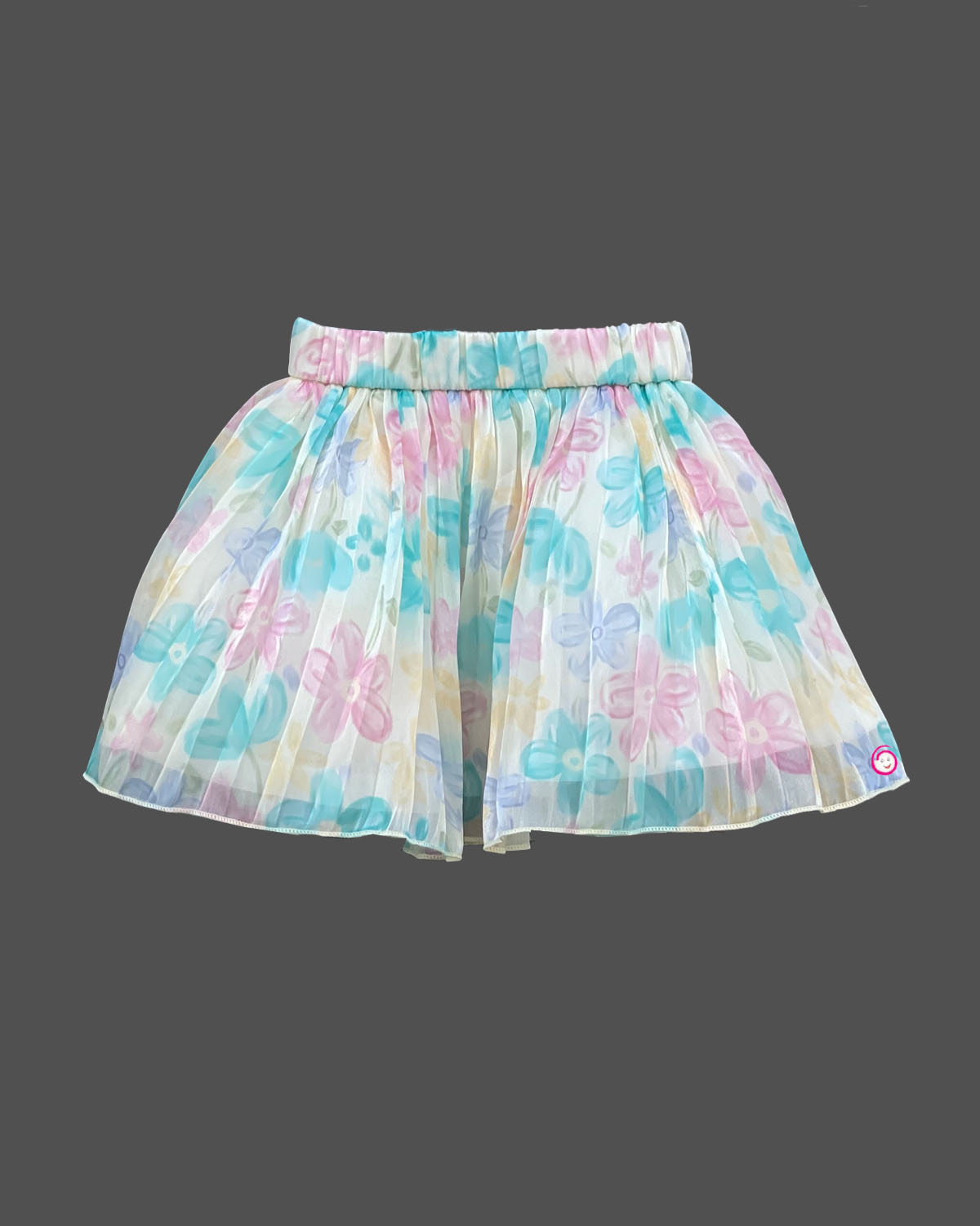 Girls western skirt & top with frill sleeve - Sea Green