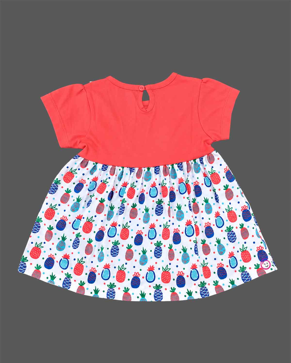 infants frock printed cotton casual dress for infant girls