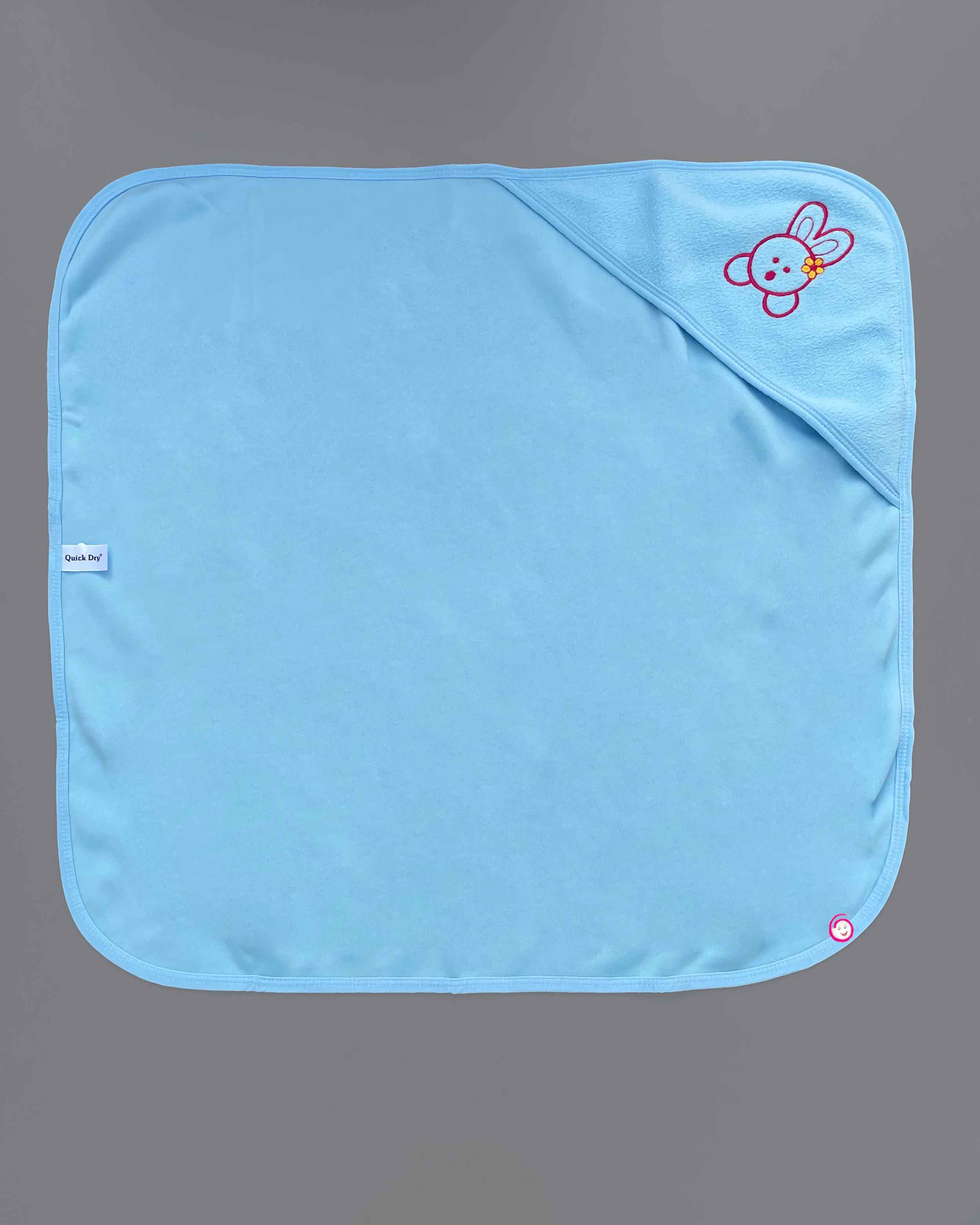 Kids Hooded Towel - Sky Blue