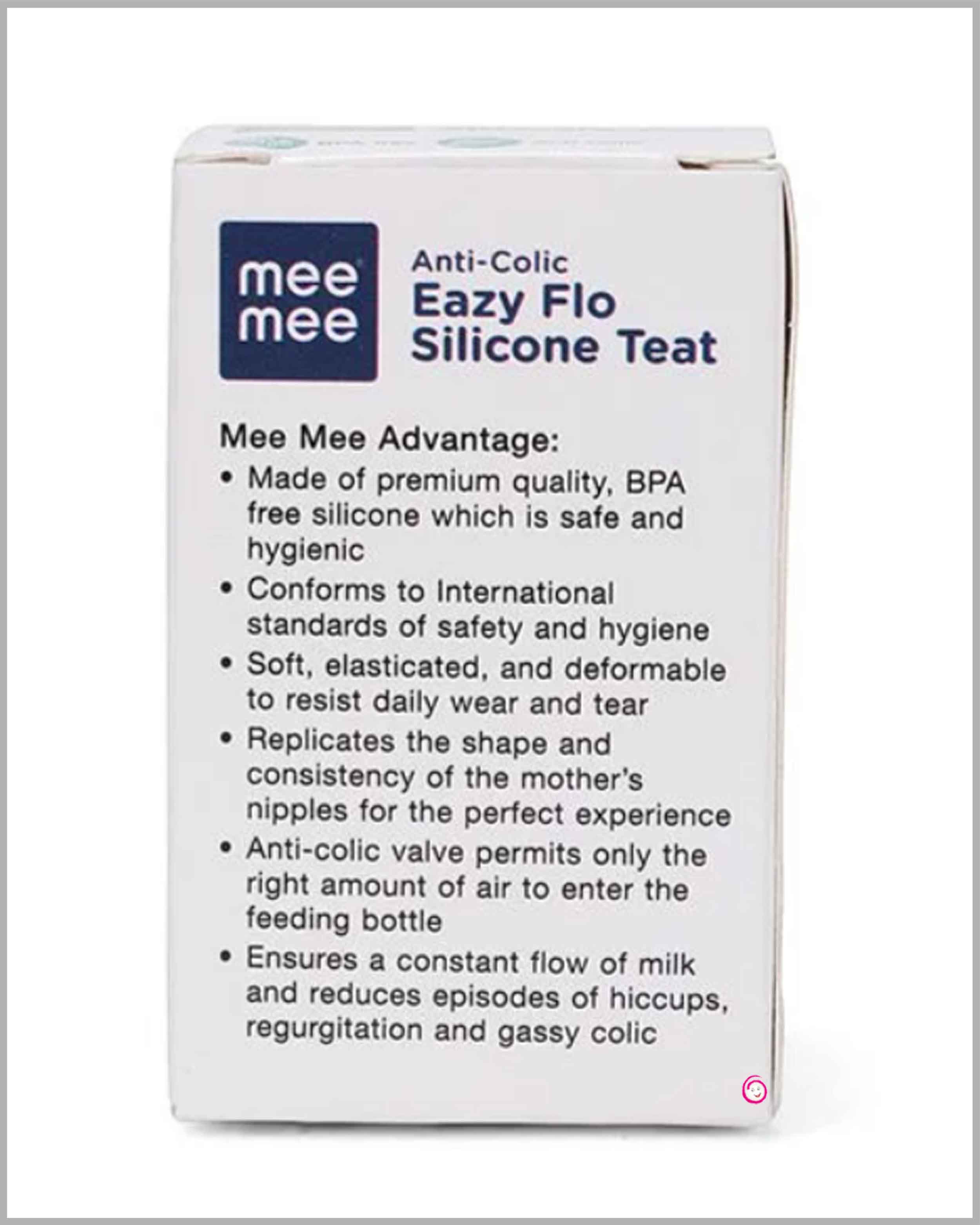 Mee Mee Eazy Flo Silicone Teat Large Flow (3M+)